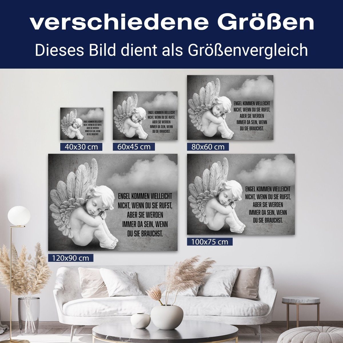 Leinwandbild Sprüche, Engel, Querformat M0766 kaufen - Bild 8 Leinwandbild Sprüche, Engel, Querformat M0766 kaufen - Bild 8