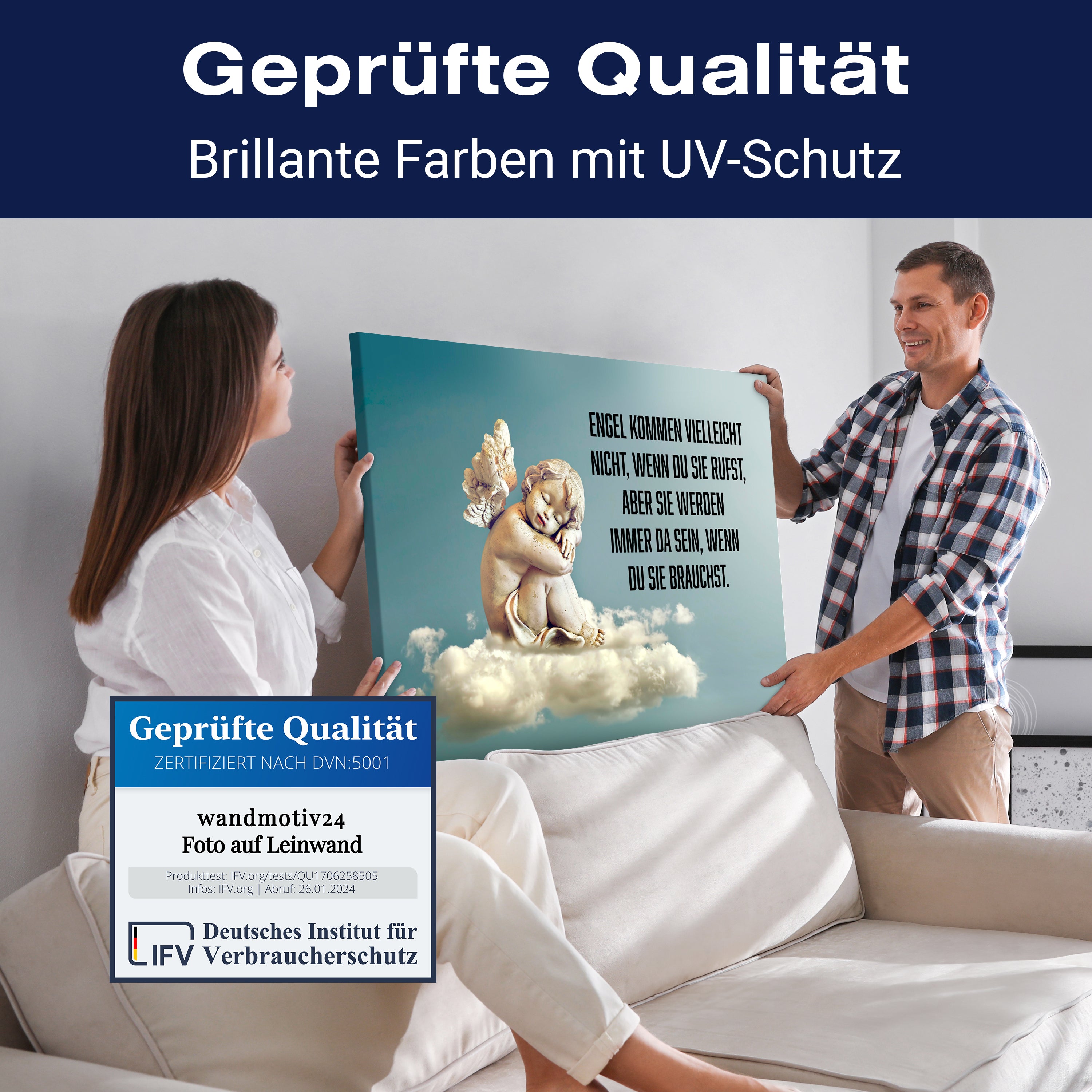 Leinwandbild Sprüche, Engel, Querformat M0767 kaufen - Bild 4 Leinwandbild Sprüche, Engel, Querformat M0767 kaufen - Bild 4