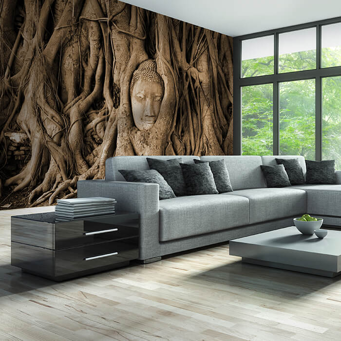 Fototapete Baum Wurzel Statue 1 M0782 - Bild 1 Fototapete Baum Wurzel Statue 1 M0782 - Bild 1