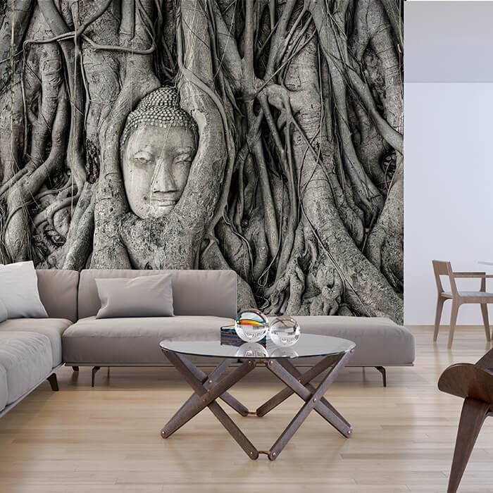 Fototapete Baum Wurzel Statue 2 M0783 - Bild 1 Fototapete Baum Wurzel Statue 2 M0783 - Bild 1