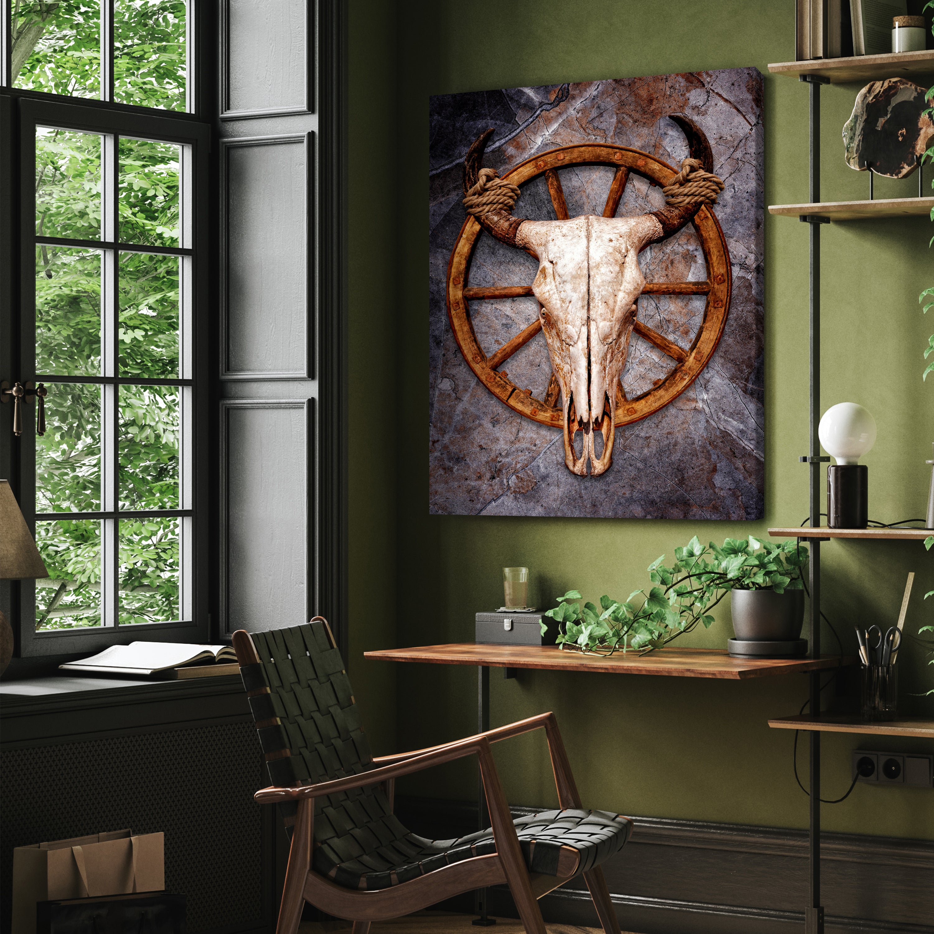 Leinwandbild Stier, Totenkopf, Hochformat M0784 kaufen - Bild 3 Leinwandbild Stier, Totenkopf, Hochformat M0784 kaufen - Bild 3