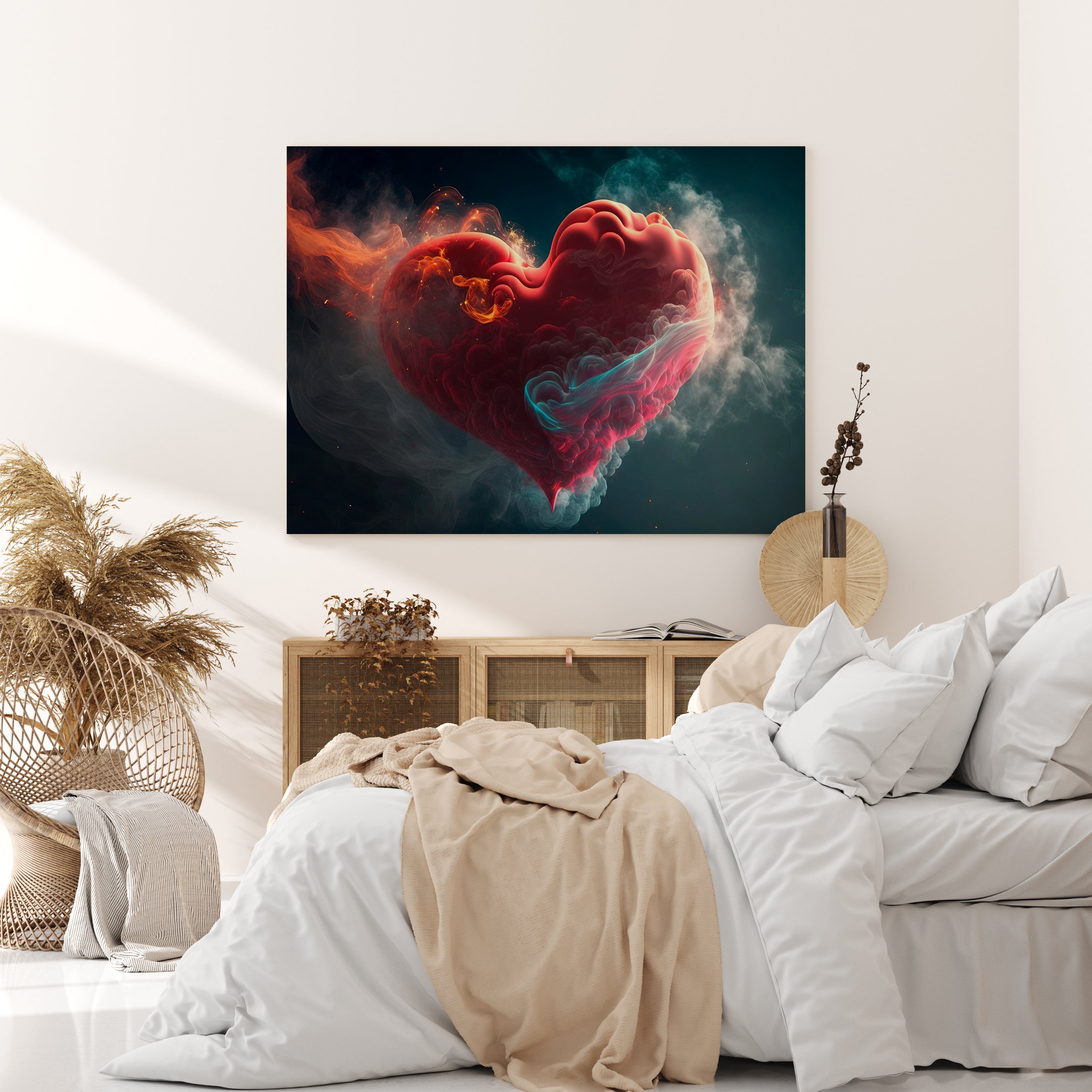 Leinwandbild Herz, Wolken, Querformat M0785 kaufen - Bild 2 Leinwandbild Herz, Wolken, Querformat M0785 kaufen - Bild 2