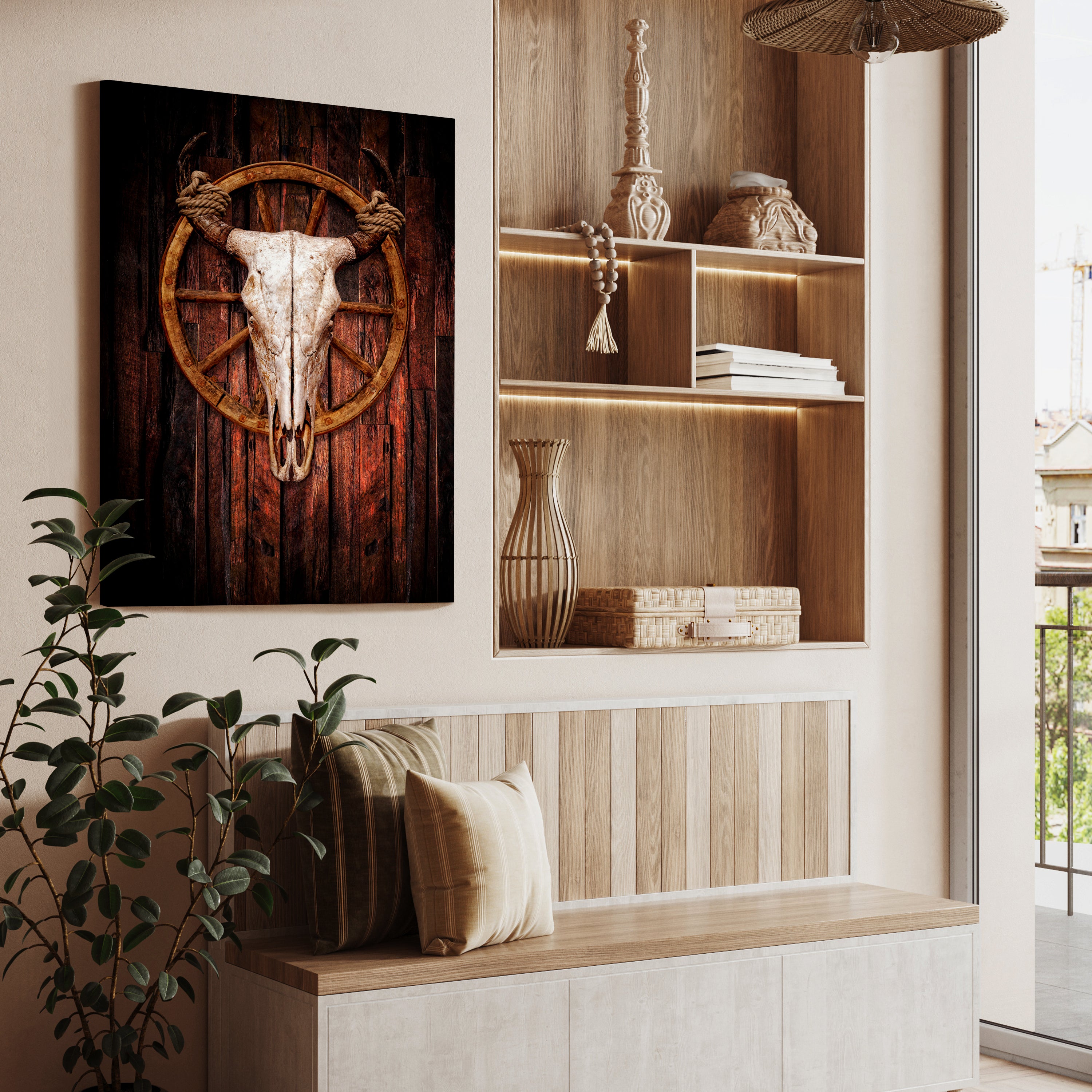 Leinwandbild Stier, Totenkopf, Hochformat M0786 kaufen - Bild 3 Leinwandbild Stier, Totenkopf, Hochformat M0786 kaufen - Bild 3