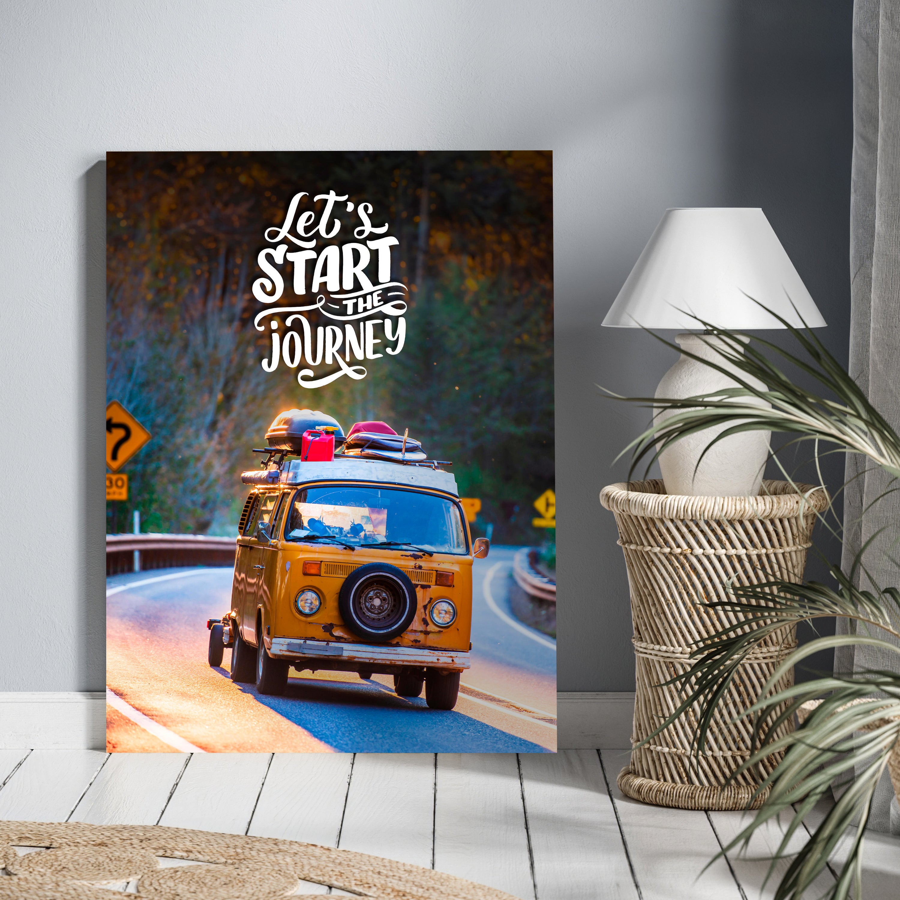 Leinwandbild Spruch Journey, Bus, Hochformat M0788 kaufen - Bild 2 Leinwandbild Spruch Journey, Bus, Hochformat M0788 kaufen - Bild 2