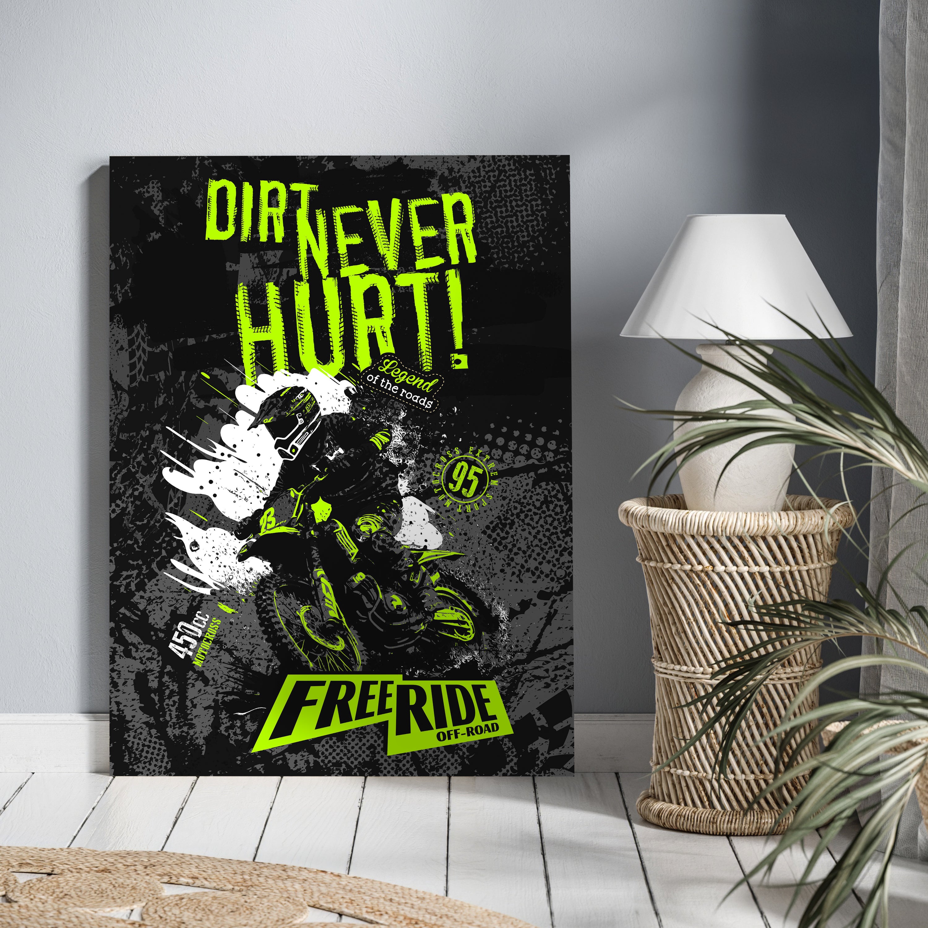 Leinwandbild Sport, Motocross, Motorrad, Spruch, Hochformat M0790 kaufen - Bild 2 Leinwandbild Sport, Motocross, Motorrad, Spruch, Hochformat M0790 kaufen - Bild 2
