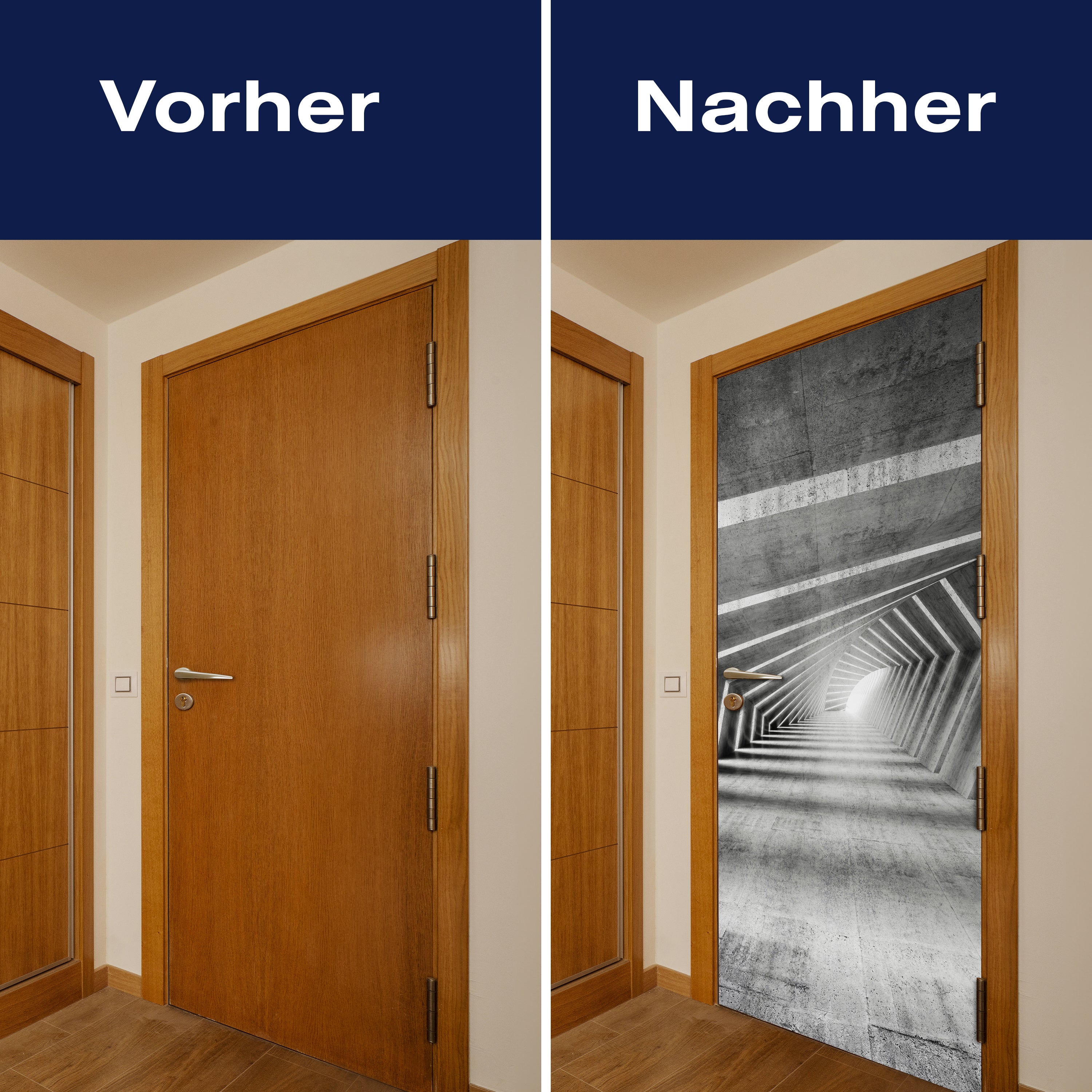 Türtapete beleuchteter Beton-Korridor M0794 - Bild 10 Türtapete beleuchteter Beton-Korridor M0794 - Bild 10