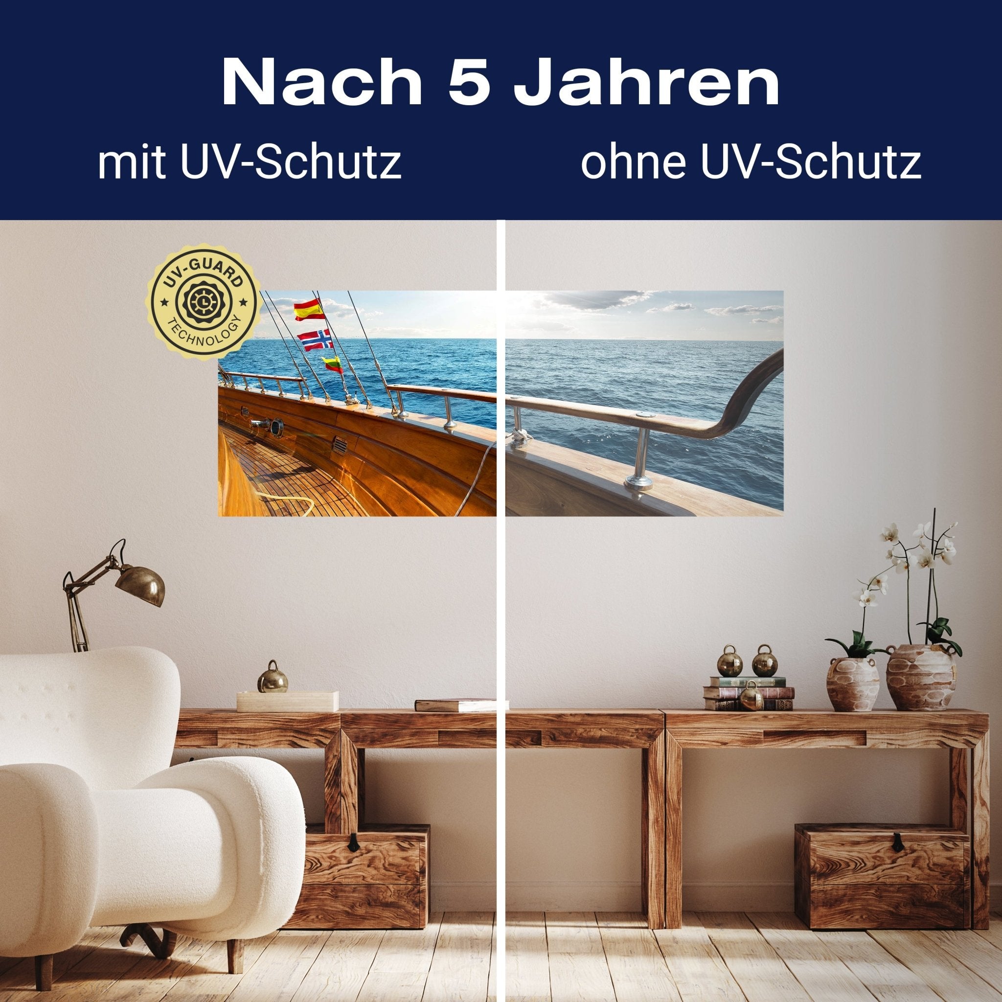 Leinwandbild Yacht im Meer an sonnigen Tag M0795 kaufen - Bild 9 Leinwandbild Yacht im Meer an sonnigen Tag M0795 kaufen - Bild 9