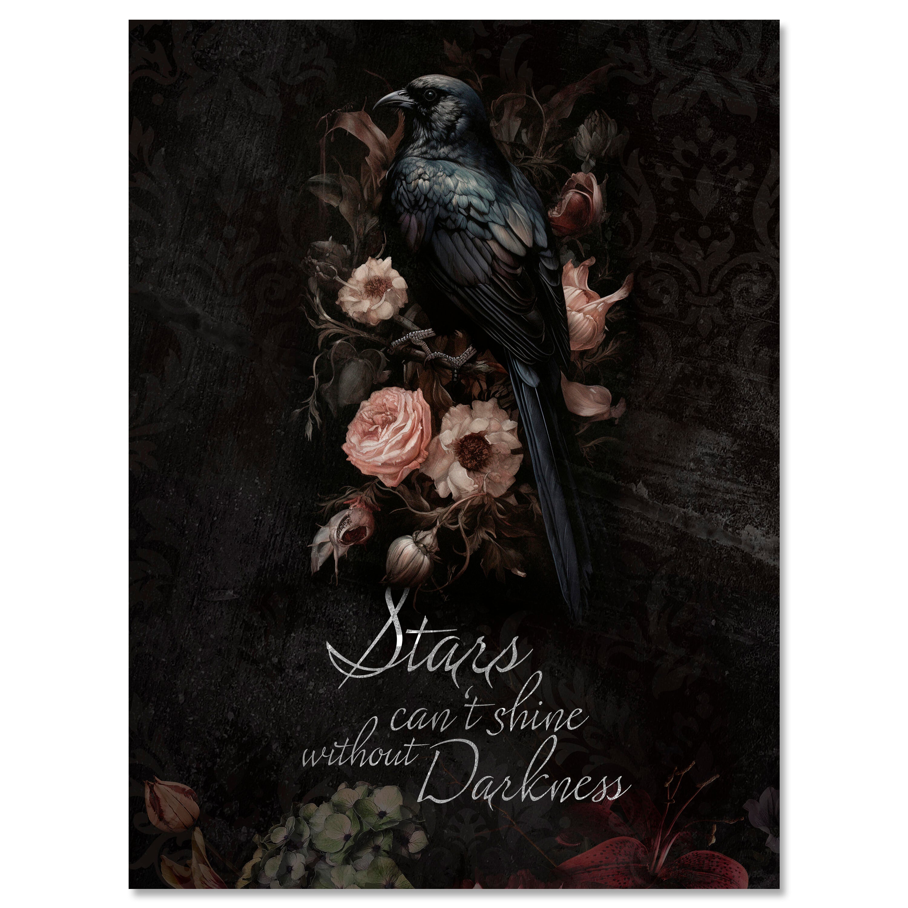 Leinwandbild Spruch Stars, Rabe, Hochformat M0796 kaufen - Bild 1 Leinwandbild Spruch Stars, Rabe, Hochformat M0796 kaufen - Bild 1