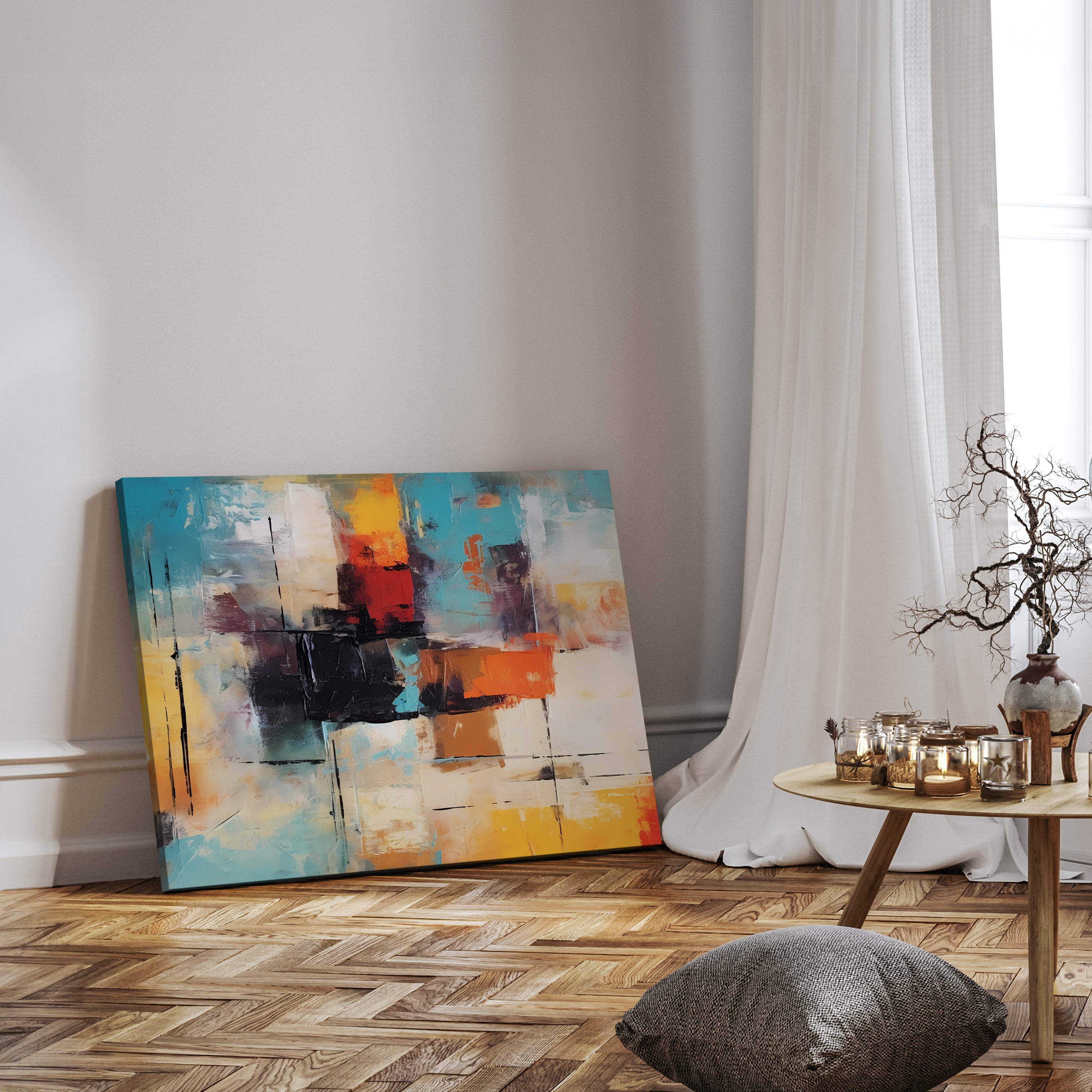 Leinwandbild Malerei, abstrakt, Querformat M0798 kaufen - Bild 3 Leinwandbild Malerei, abstrakt, Querformat M0798 kaufen - Bild 3