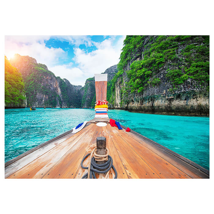 Fototapete Thailand Boot Meer M0799 - Bild 2 Fototapete Thailand Boot Meer M0799 - Bild 2
