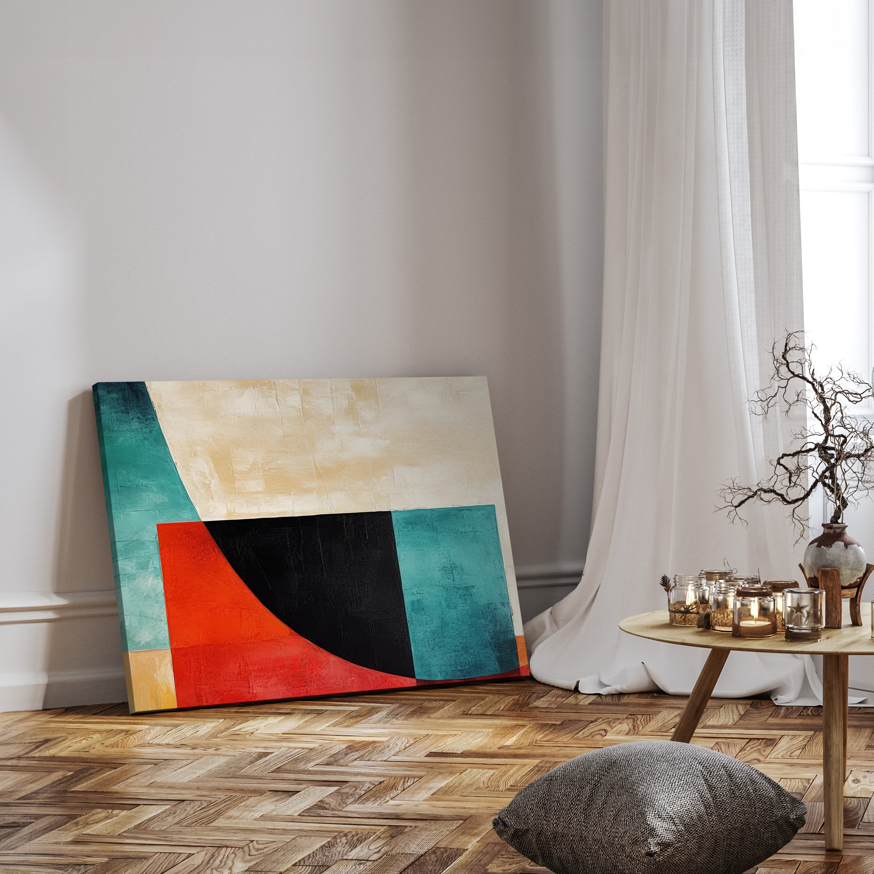 Leinwandbild Malerei, abstrakt, Querformat M0801 kaufen - Bild 3 Leinwandbild Malerei, abstrakt, Querformat M0801 kaufen - Bild 3