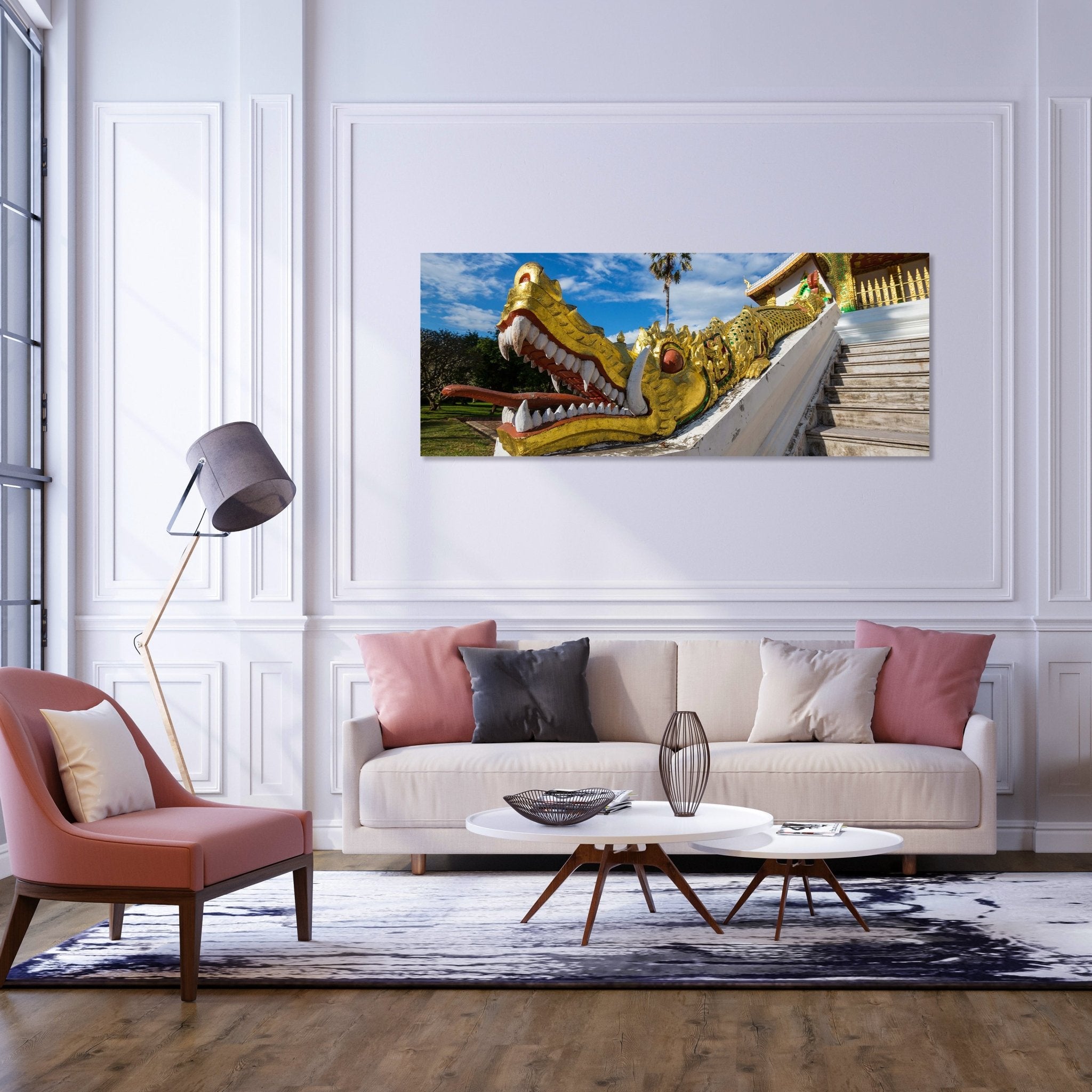 Leinwandbild Tempel in Luang Prabang M0802 kaufen - Bild 2 Leinwandbild Tempel in Luang Prabang M0802 kaufen - Bild 2