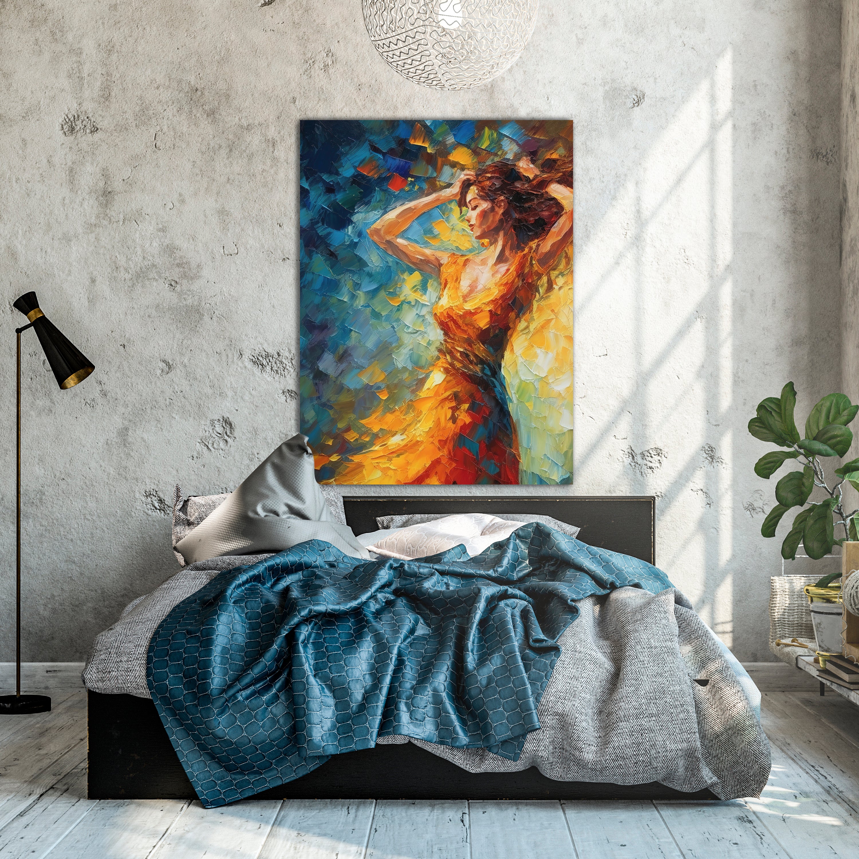 Leinwandbild Malerei, Frau, Hochformat M0802 kaufen - Bild 2 Leinwandbild Malerei, Frau, Hochformat M0802 kaufen - Bild 2