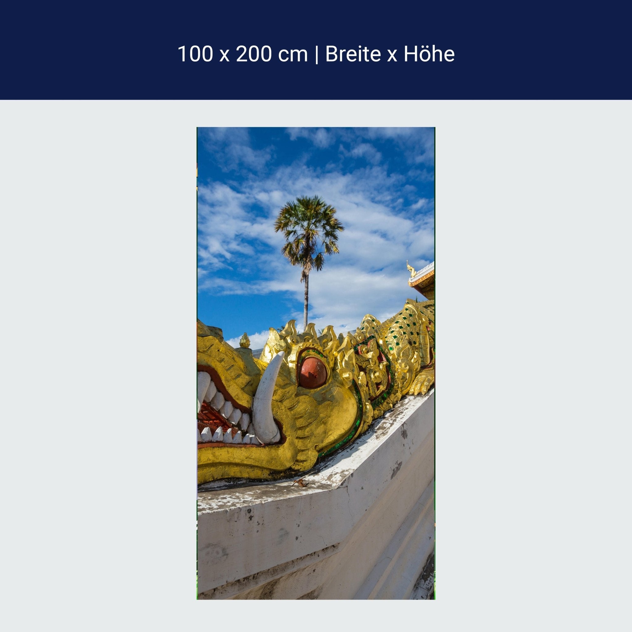 Türtapete Tempel in Luang Prabang M0802 Türtapete Tempel in Luang Prabang M0802