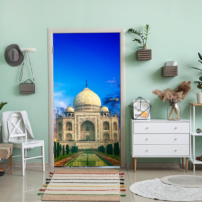 Türtapete Taj Mahal Indien Sonnenuntergang M0803 - Bild 1 Türtapete Taj Mahal Indien Sonnenuntergang M0803 - Bild 1