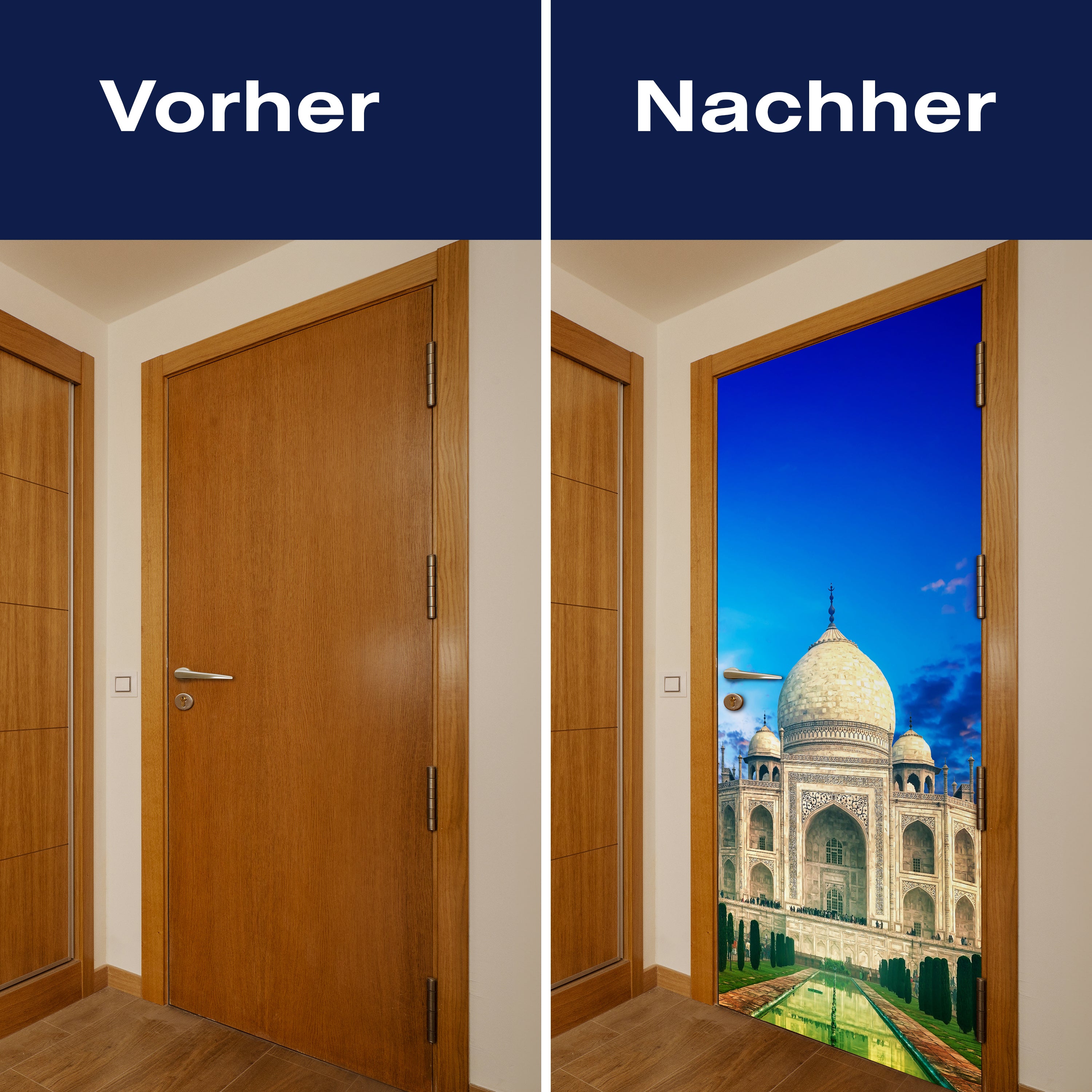 Türtapete Taj Mahal Indien Sonnenuntergang M0803 - Bild 10 Türtapete Taj Mahal Indien Sonnenuntergang M0803 - Bild 10