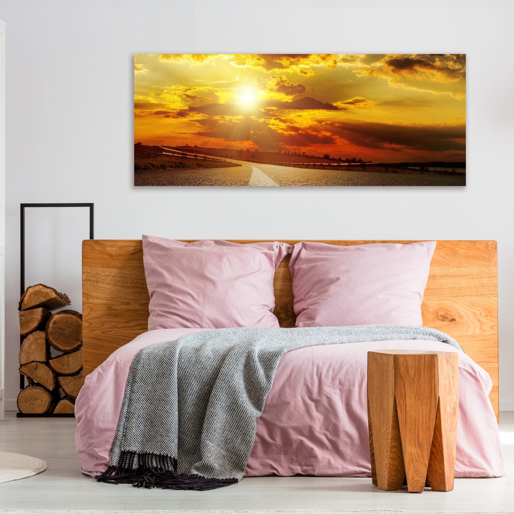 Leinwandbild Asphaltstraße und dramatischer Sonnenuntergang über ihm M0804 kaufen - Bild 3 Leinwandbild Asphaltstraße und dramatischer Sonnenuntergang über ihm M0804 kaufen - Bild 3