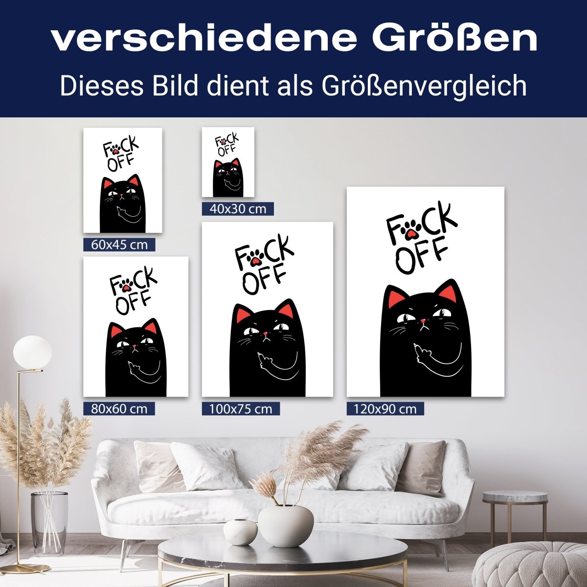 Leinwandbild Katze, Spruch, Hochformat M0805 kaufen - Bild 8 Leinwandbild Katze, Spruch, Hochformat M0805 kaufen - Bild 8