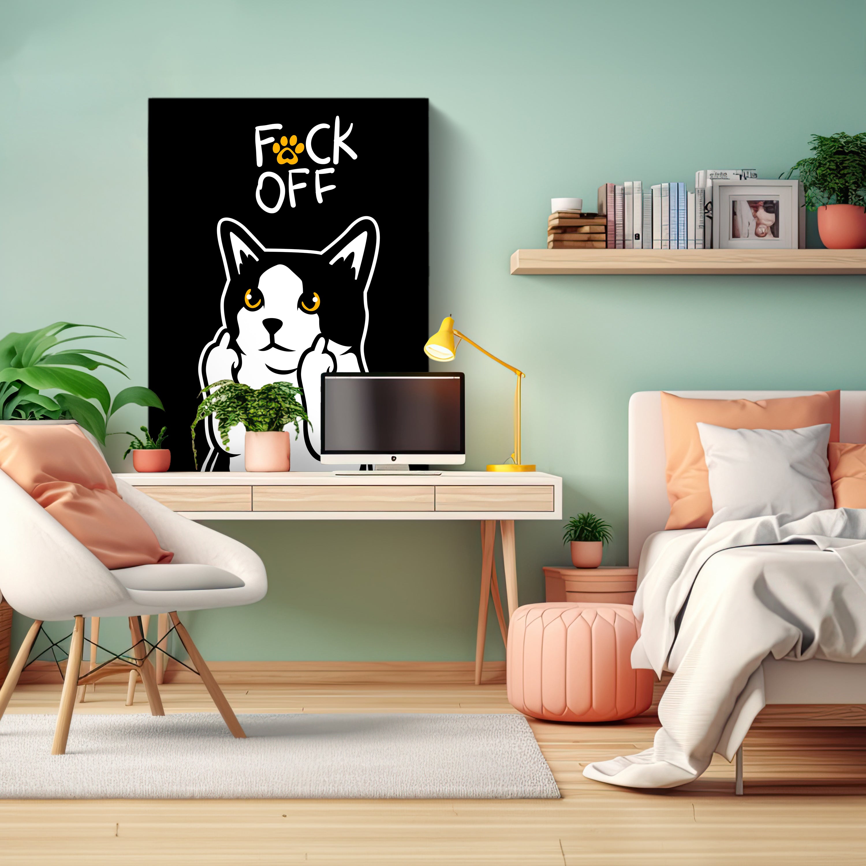 Leinwandbild Katze, Spruch, Hochformat M0807 kaufen - Bild 3 Leinwandbild Katze, Spruch, Hochformat M0807 kaufen - Bild 3