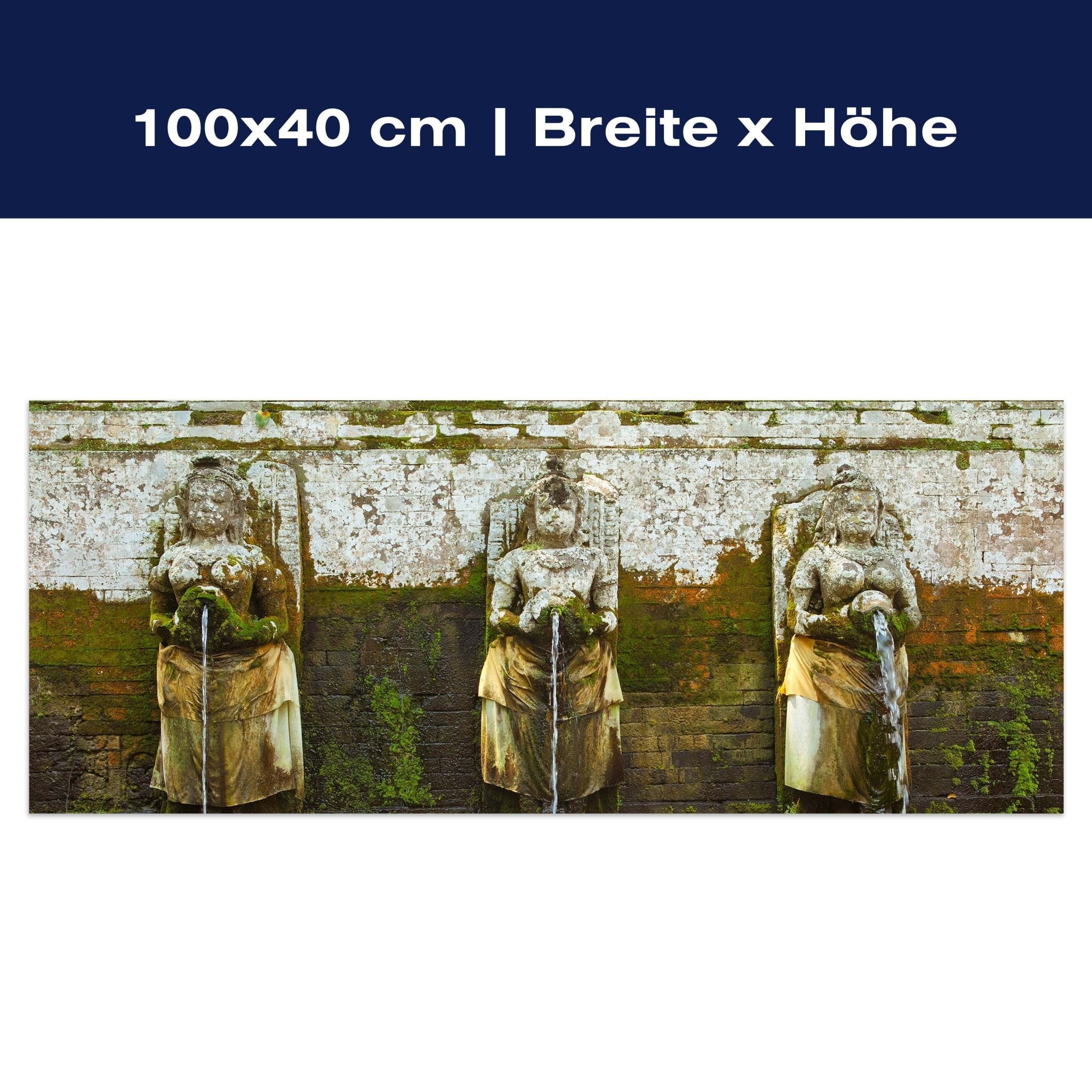 Leinwandbild Brunnen am Goa Gajah Tempel, Indonesien M0808 Leinwandbild Brunnen am Goa Gajah Tempel, Indonesien M0808