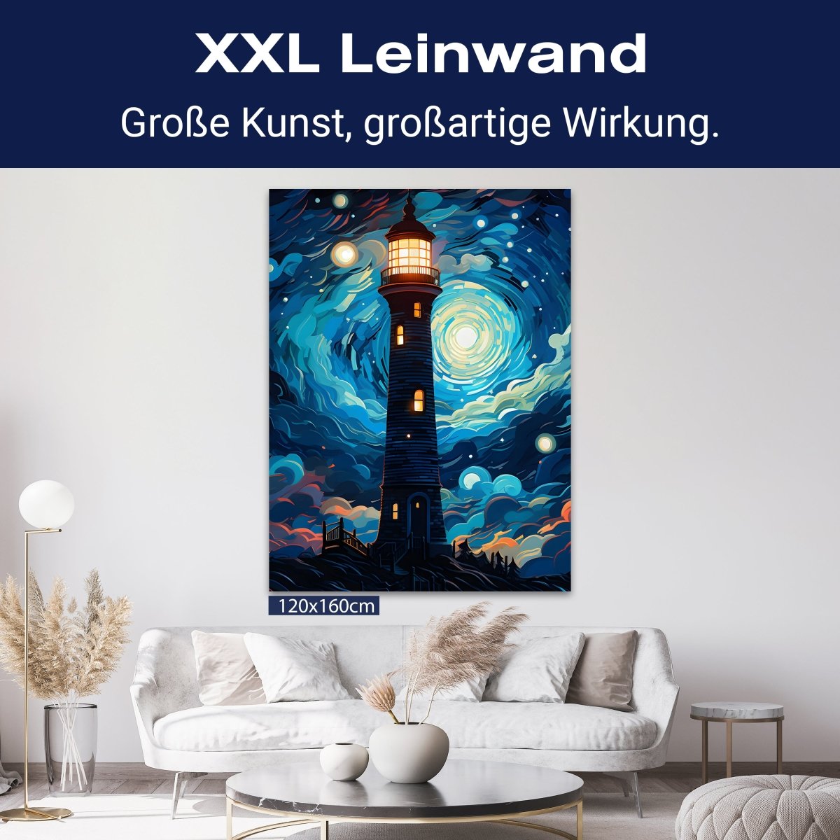 Leinwandbild Leuchtturm, Nacht, Hochformat M0810 kaufen - Bild 9 Leinwandbild Leuchtturm, Nacht, Hochformat M0810 kaufen - Bild 9