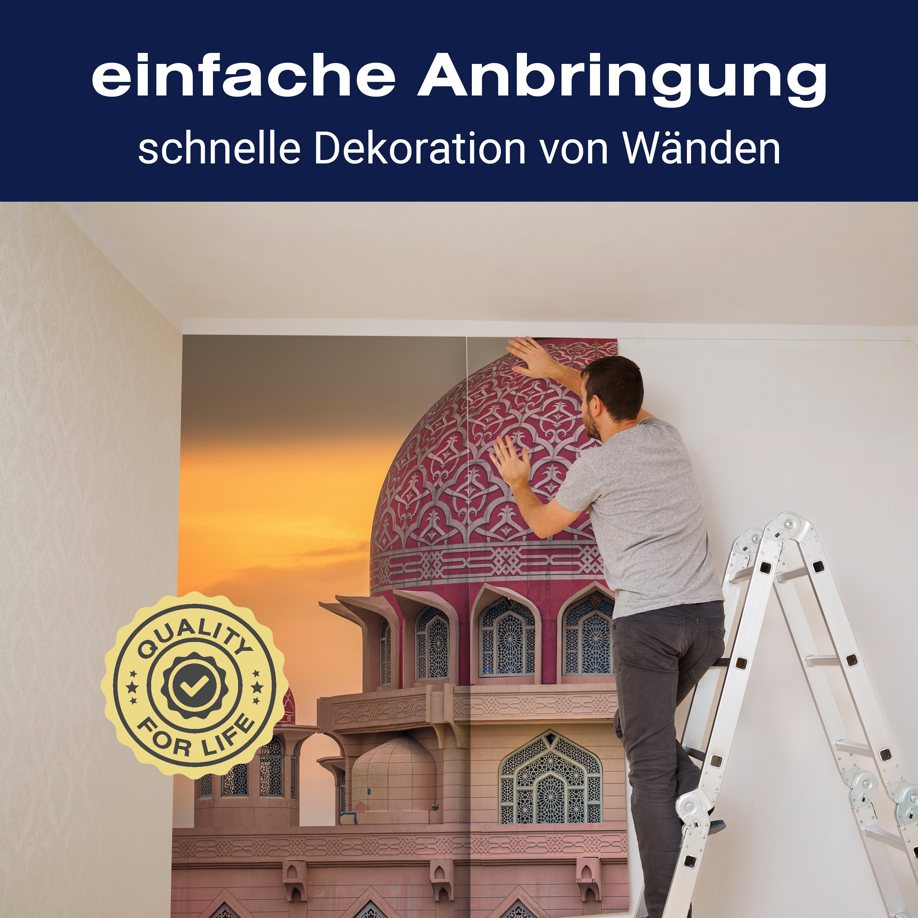 Fototapete Sonnenuntergang über Putrajaya-Moschee M0815 - Bild 3 Fototapete Sonnenuntergang über Putrajaya-Moschee M0815 - Bild 3