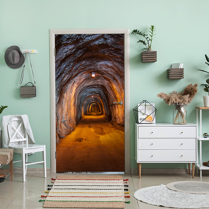Türtapete unterirdischen Tunnel M0816 - Bild 1 Türtapete unterirdischen Tunnel M0816 - Bild 1