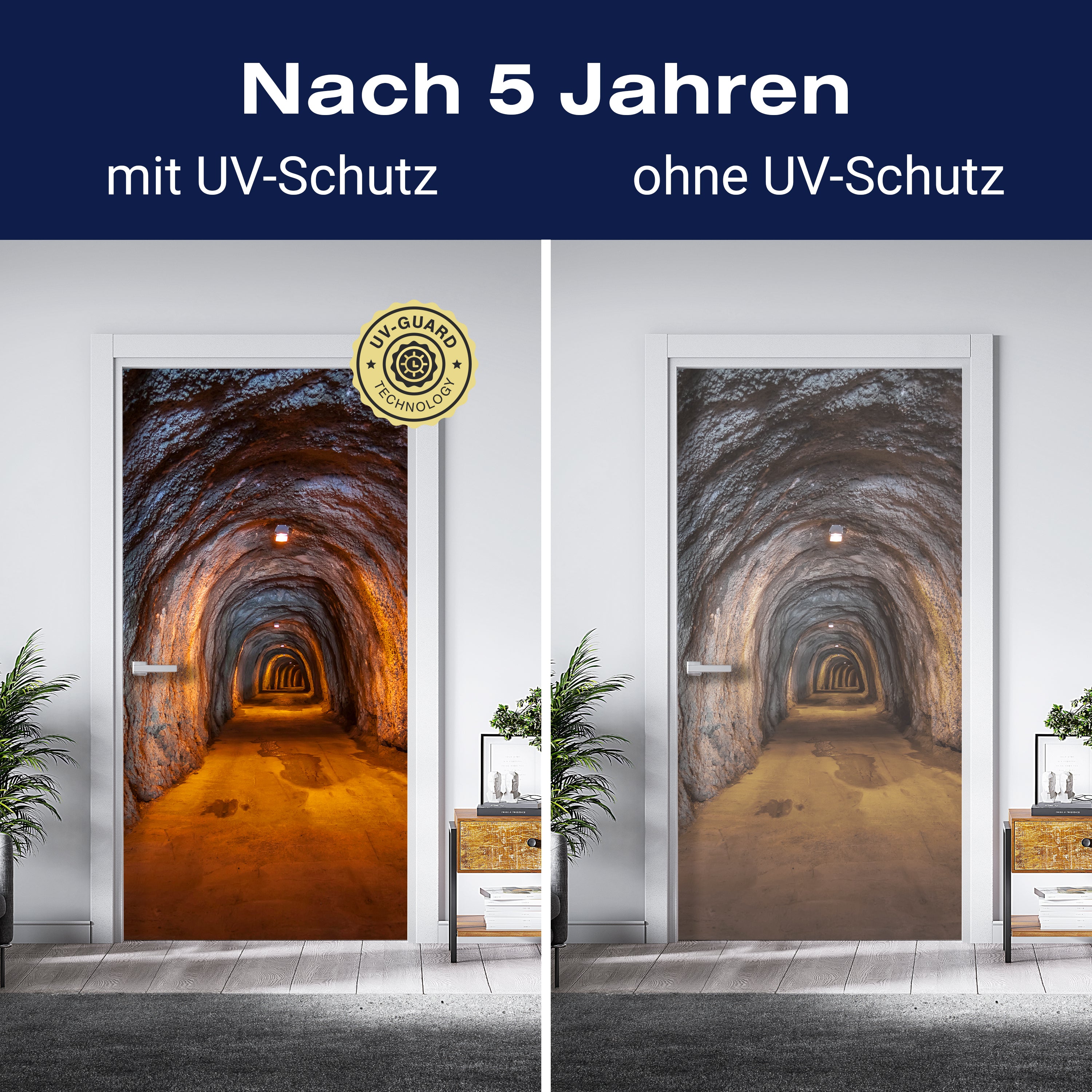 Türtapete unterirdischen Tunnel M0816 - Bild 4 Türtapete unterirdischen Tunnel M0816 - Bild 4