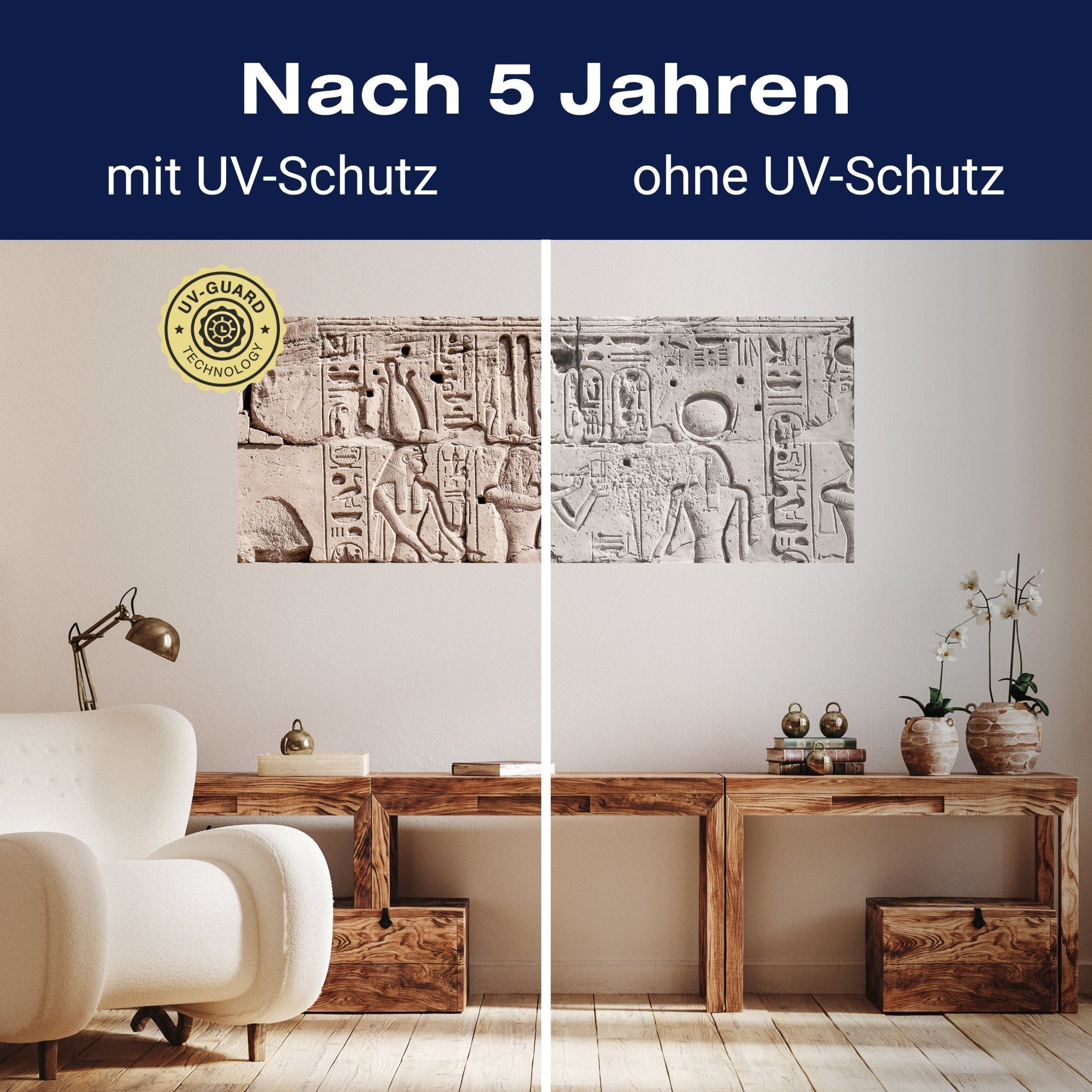 Leinwandbild Hieroglyphenschnitzereien an der Wand M0817 kaufen - Bild 9 Leinwandbild Hieroglyphenschnitzereien an der Wand M0817 kaufen - Bild 9