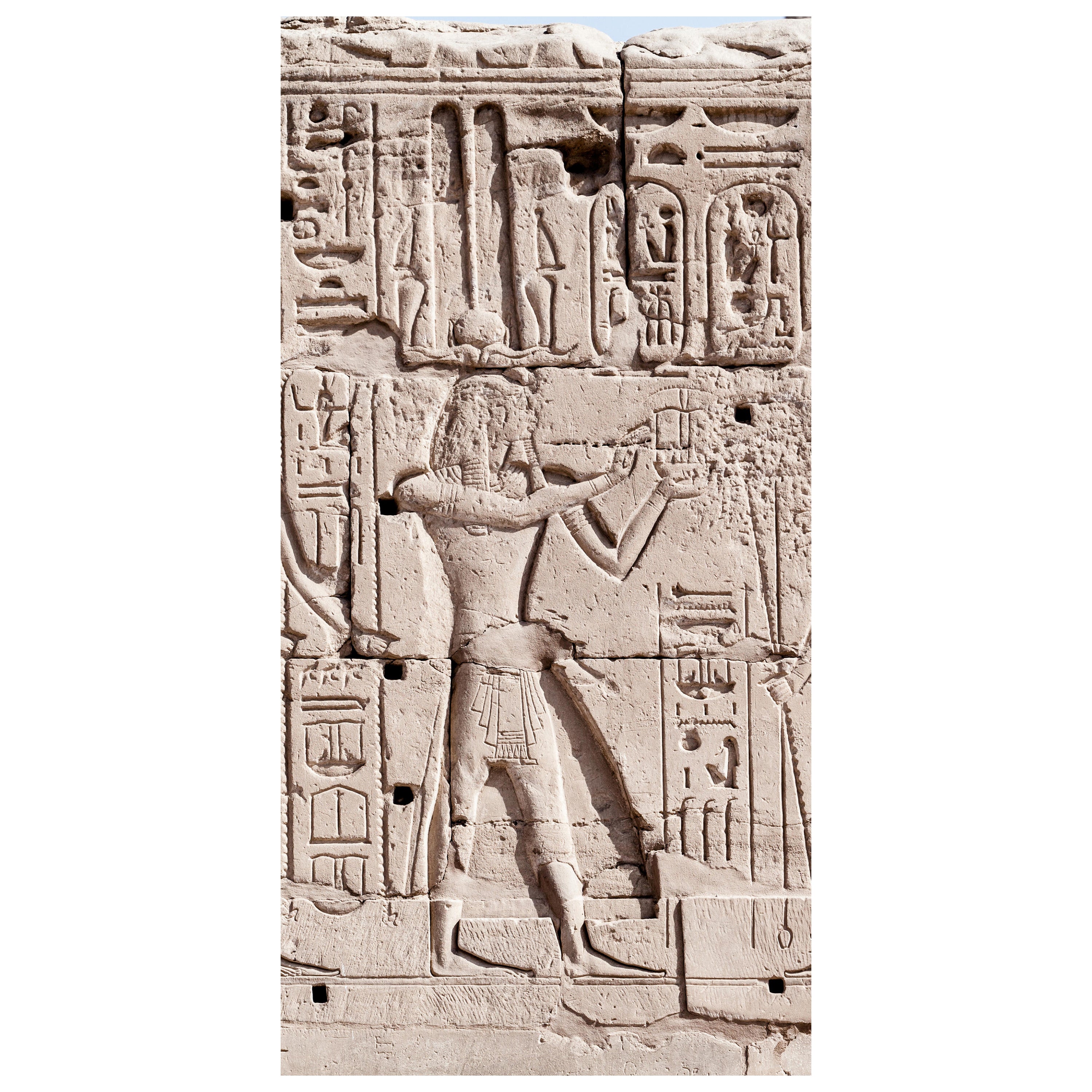 Türtapete Hieroglyphenschnitzereien an der Wand M0817 - Bild 2 Türtapete Hieroglyphenschnitzereien an der Wand M0817 - Bild 2