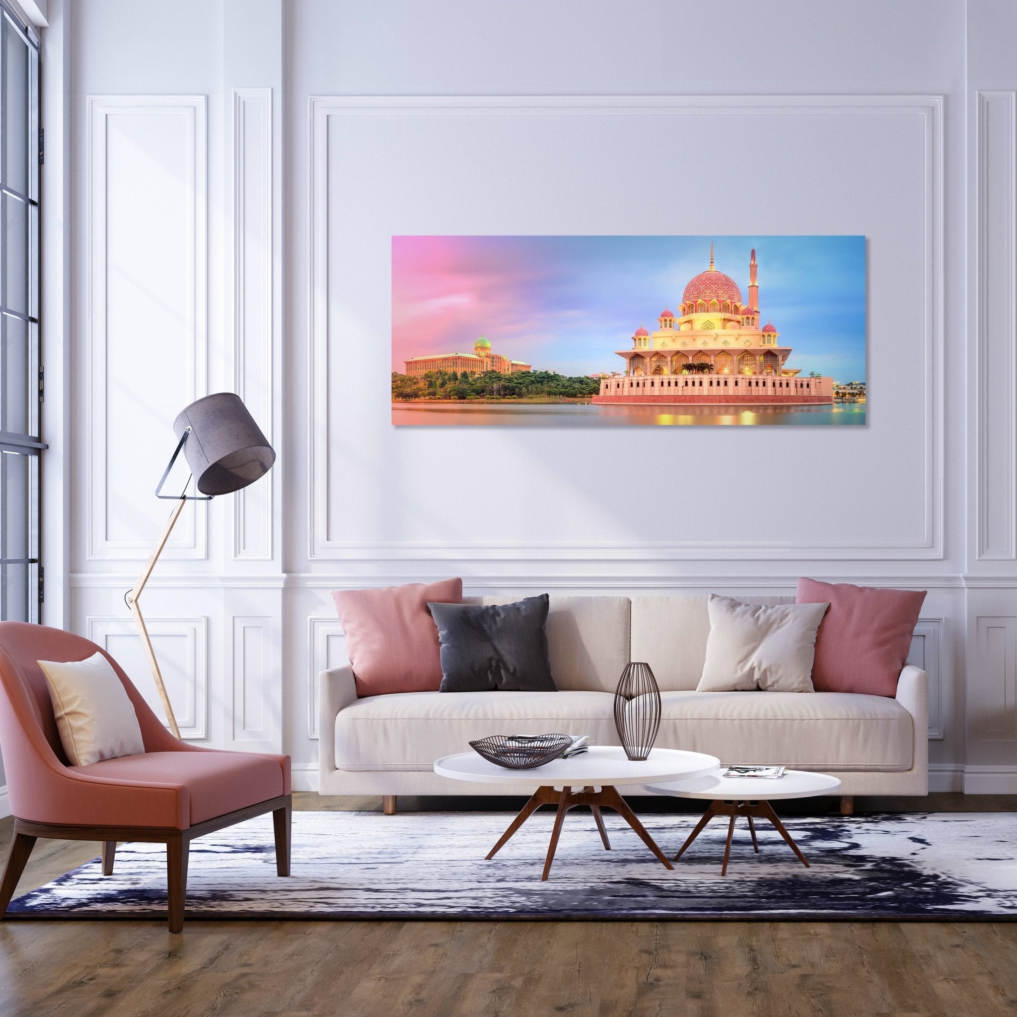 Leinwandbild Sonnenuntergang über Putrajaya-Moschee M0819 kaufen - Bild 2 Leinwandbild Sonnenuntergang über Putrajaya-Moschee M0819 kaufen - Bild 2