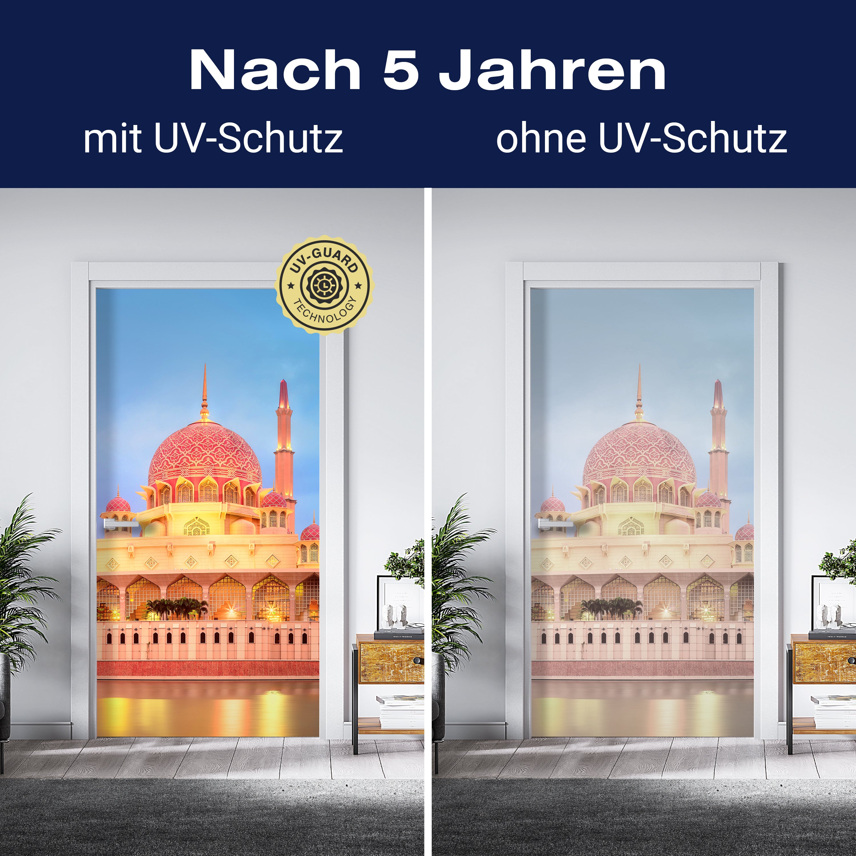 Türtapete Sonnenuntergang über Putrajaya-Moschee M0819 - Bild 4 Türtapete Sonnenuntergang über Putrajaya-Moschee M0819 - Bild 4