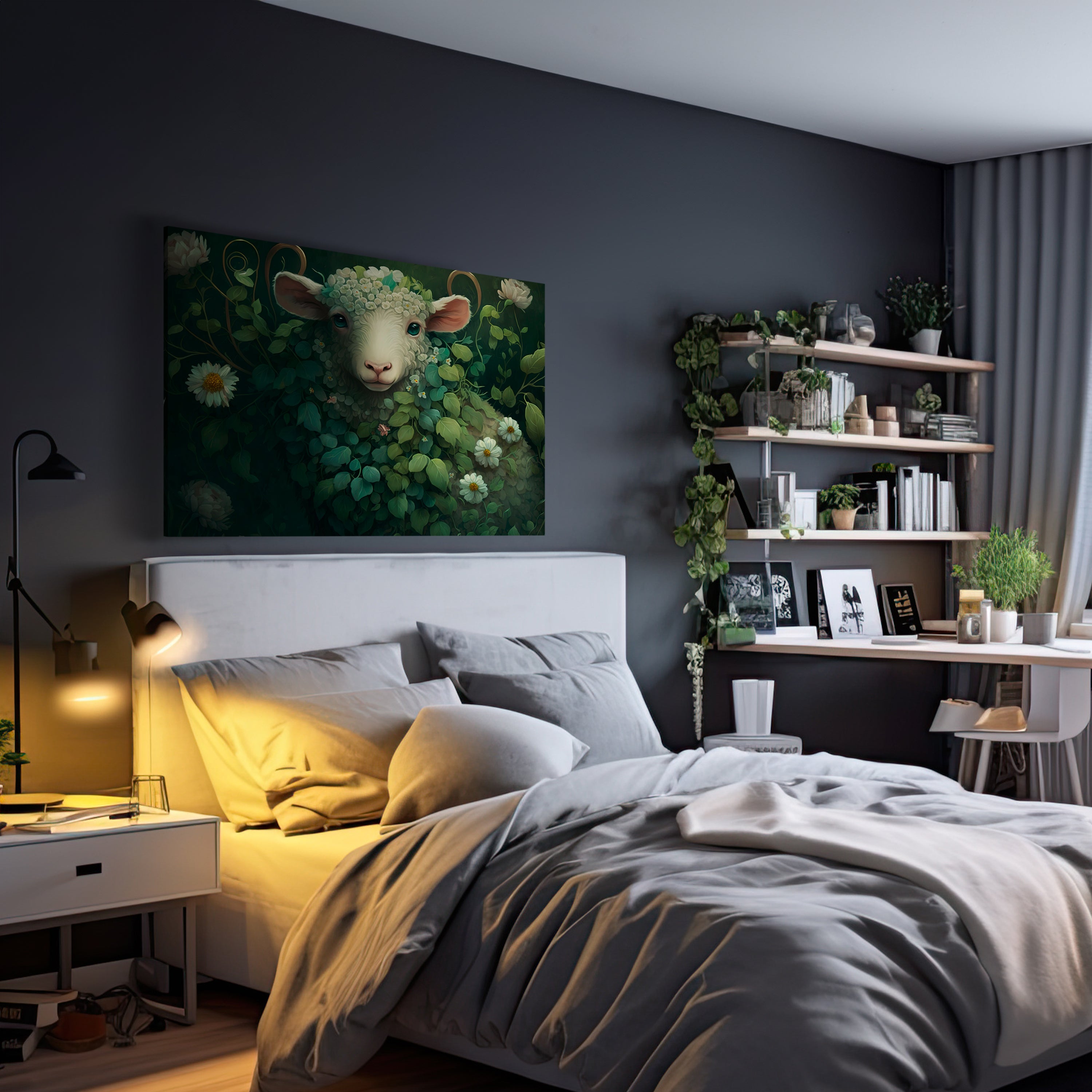 Leinwandbild Schaf, Digital Art, Querformat M0824 kaufen - Bild 3 Leinwandbild Schaf, Digital Art, Querformat M0824 kaufen - Bild 3