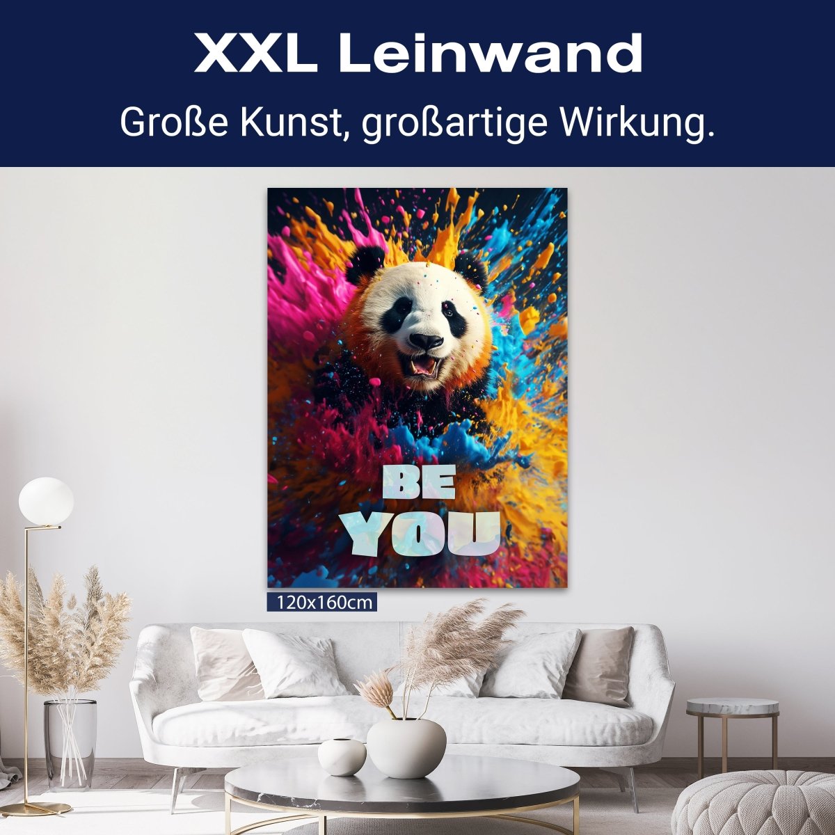 Leinwandbild Spruch Be You, Panda M0825 kaufen - Bild 9 Leinwandbild Spruch Be You, Panda M0825 kaufen - Bild 9