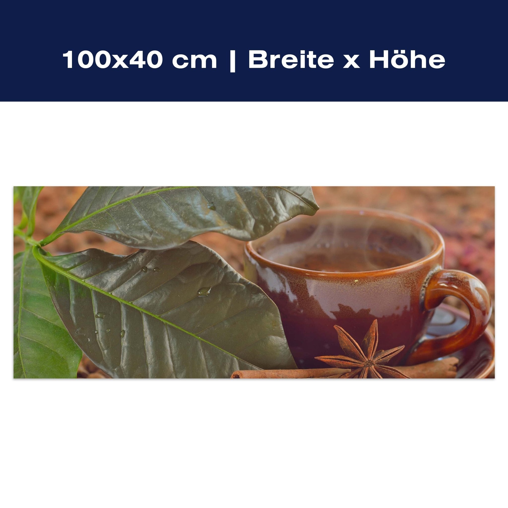 Leinwandbild Zimt, Anis und Kaffee M0828 Leinwandbild Zimt, Anis und Kaffee M0828