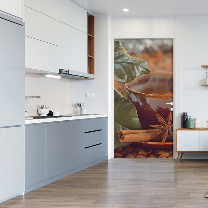 Türtapete Zimt, Anis und Kaffee M0828 - Bild 1 Türtapete Zimt, Anis und Kaffee M0828 - Bild 1