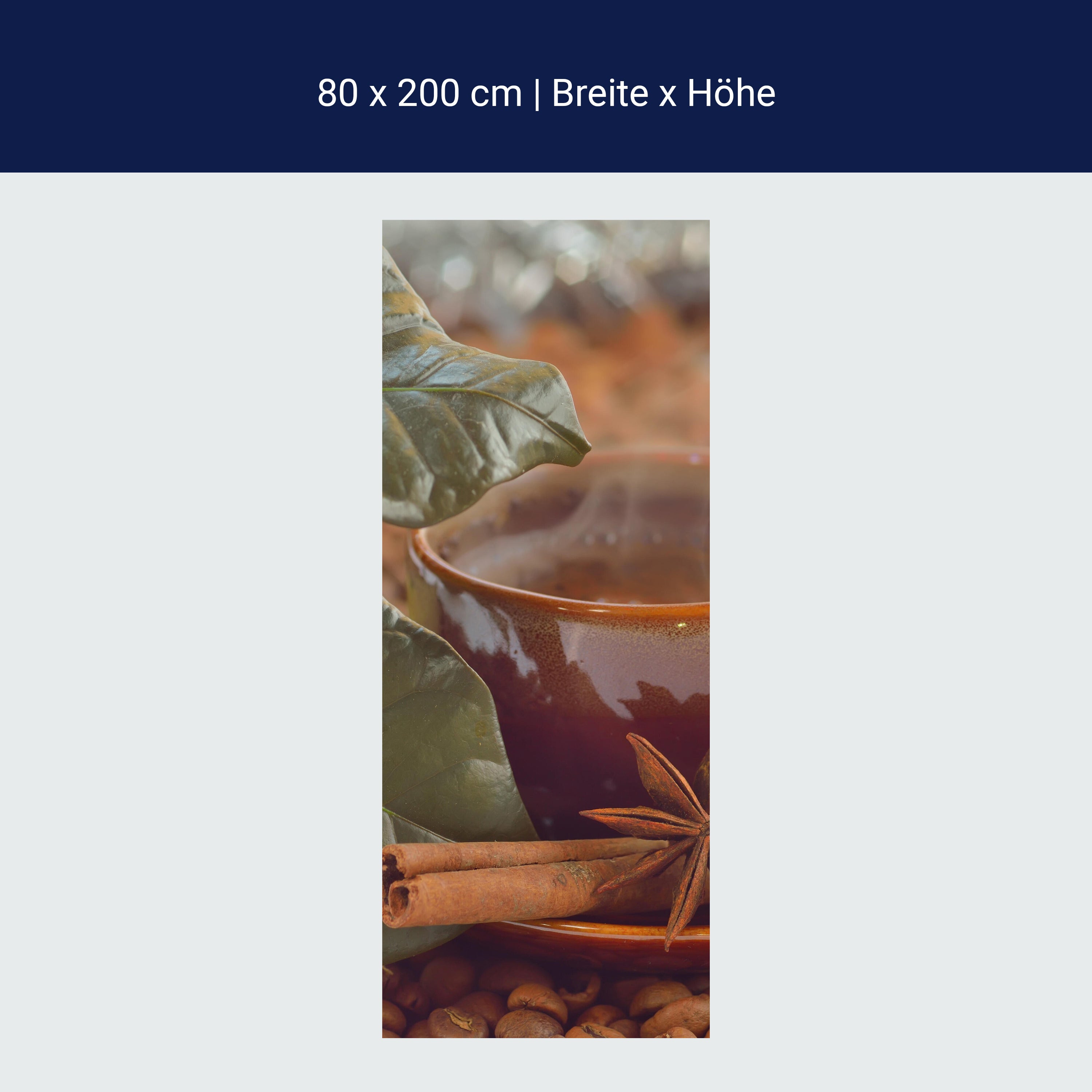 Türtapete Zimt, Anis und Kaffee M0828 Türtapete Zimt, Anis und Kaffee M0828