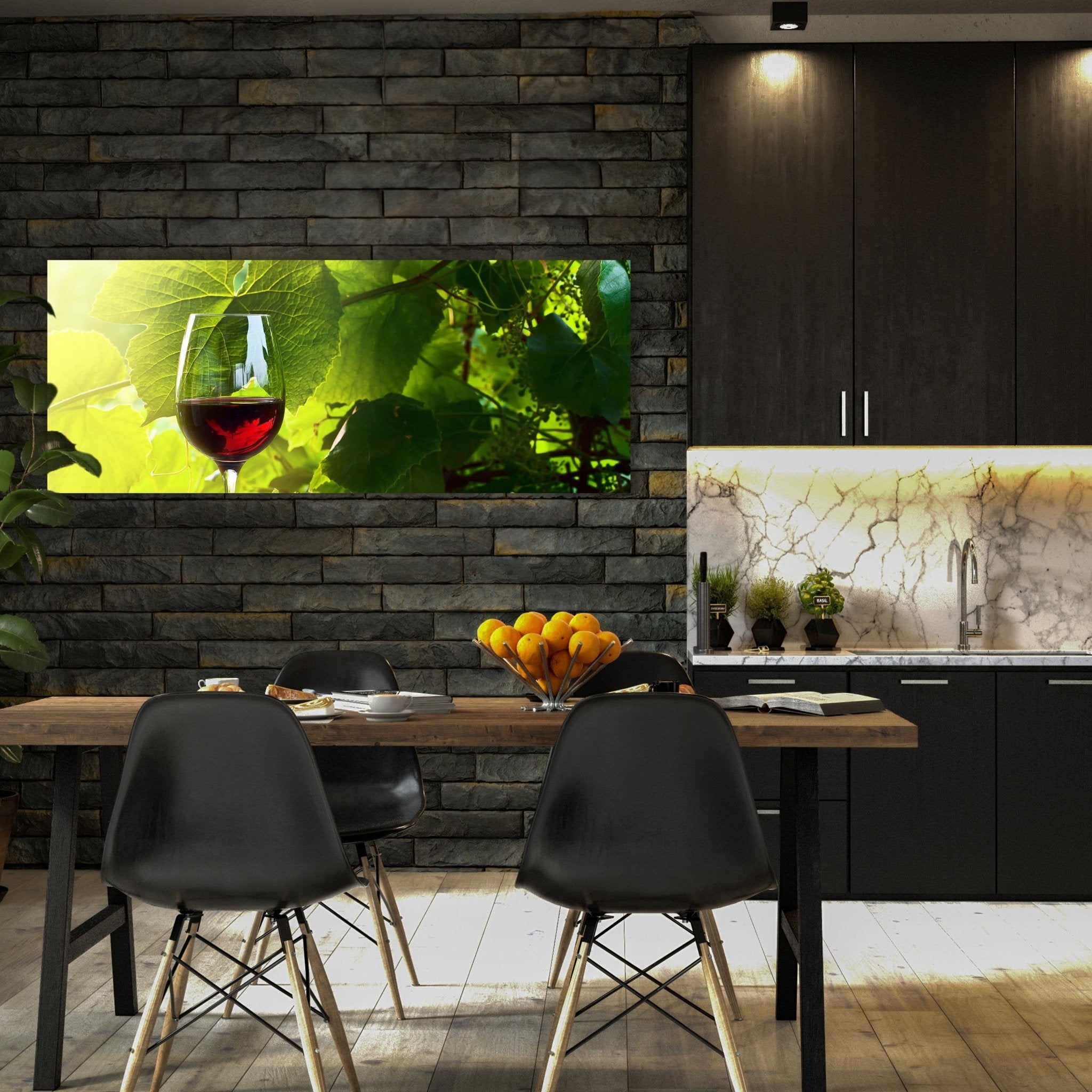 Leinwandbild Glas mit Rotwein im Weinberg M0830 kaufen - Bild 3 Leinwandbild Glas mit Rotwein im Weinberg M0830 kaufen - Bild 3