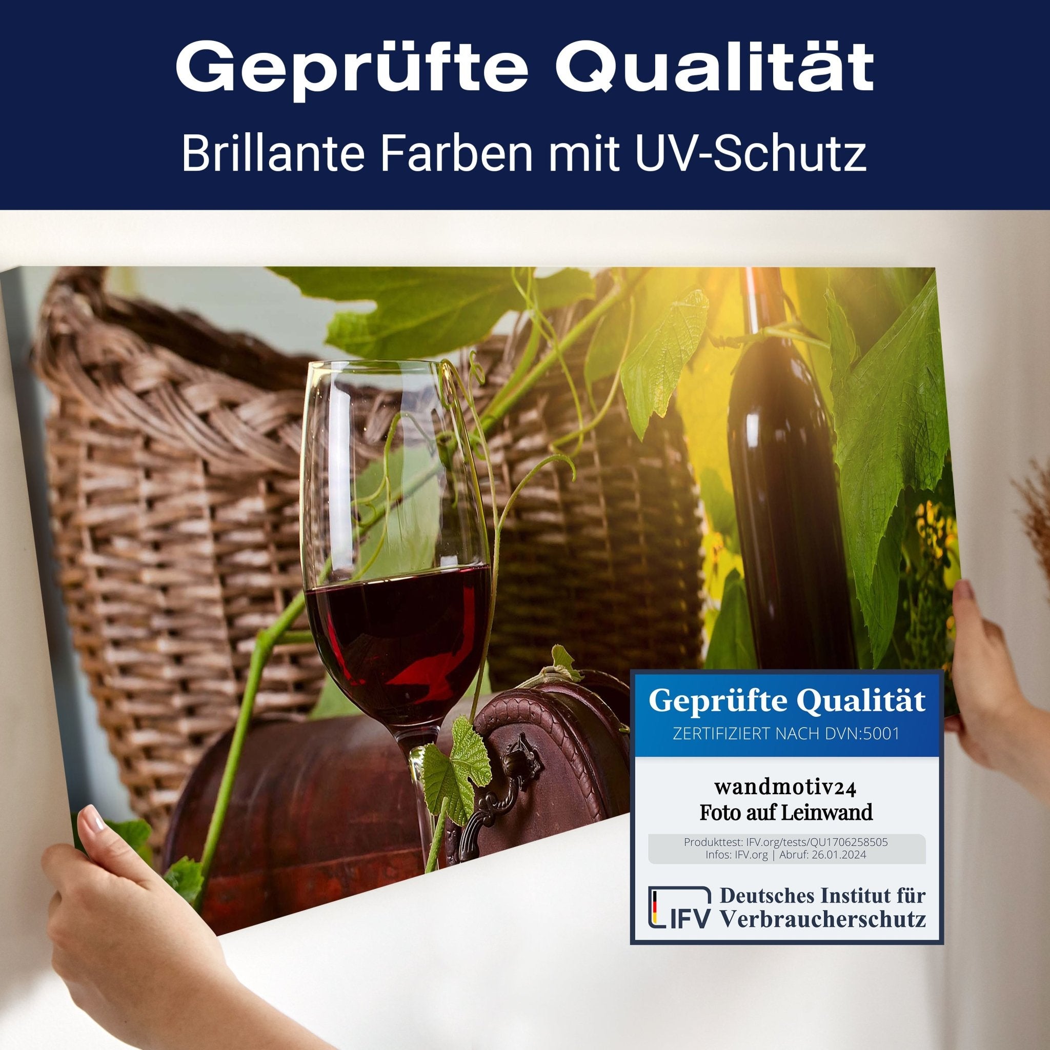 Leinwandbild Flasche und Glas mit Rotwein M0831 kaufen - Bild 4 Leinwandbild Flasche und Glas mit Rotwein M0831 kaufen - Bild 4