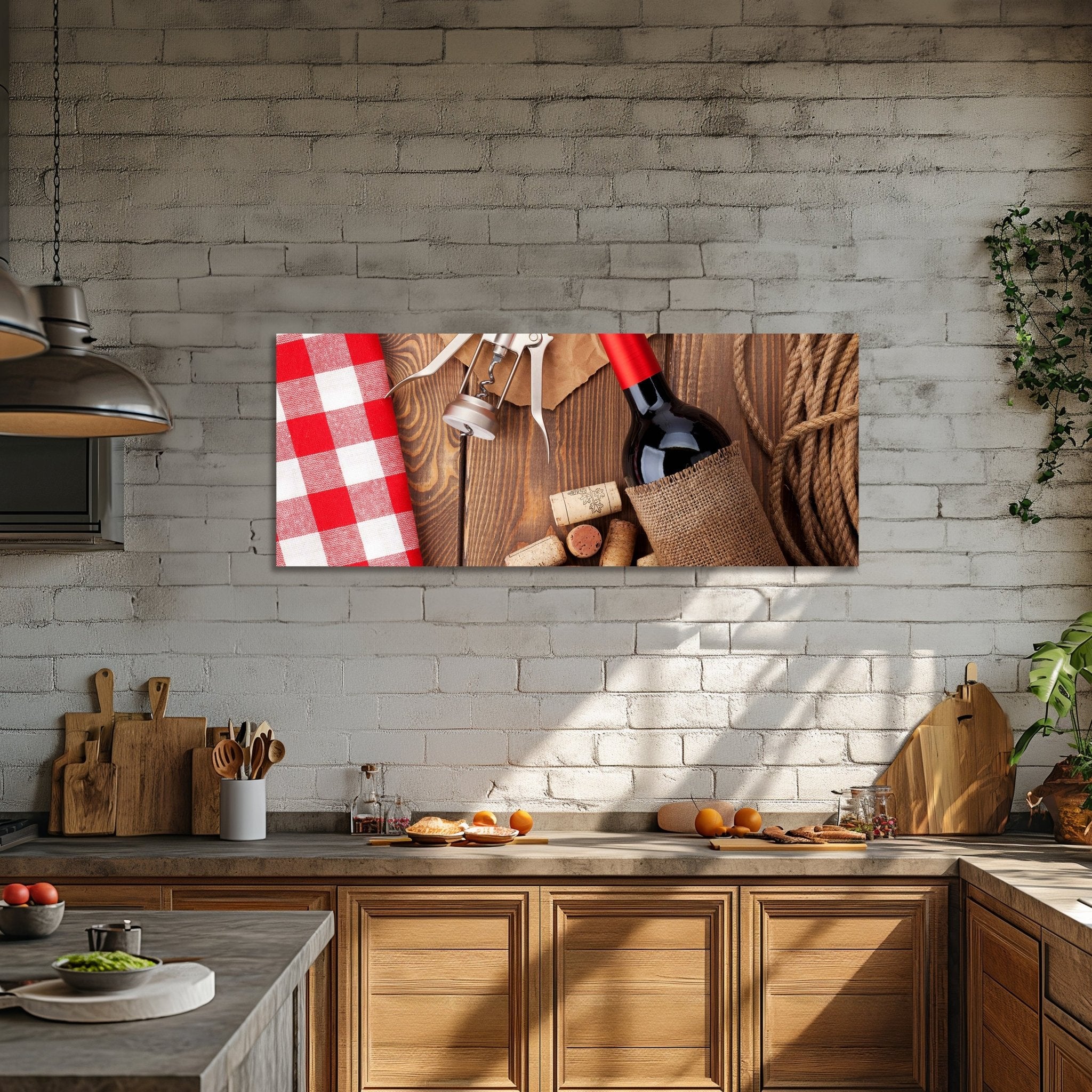 Leinwandbild Rotweinflasche, Schüssel mit Korken und Korkenzieher M0832 kaufen - Bild 2 Leinwandbild Rotweinflasche, Schüssel mit Korken und Korkenzieher M0832 kaufen - Bild 2