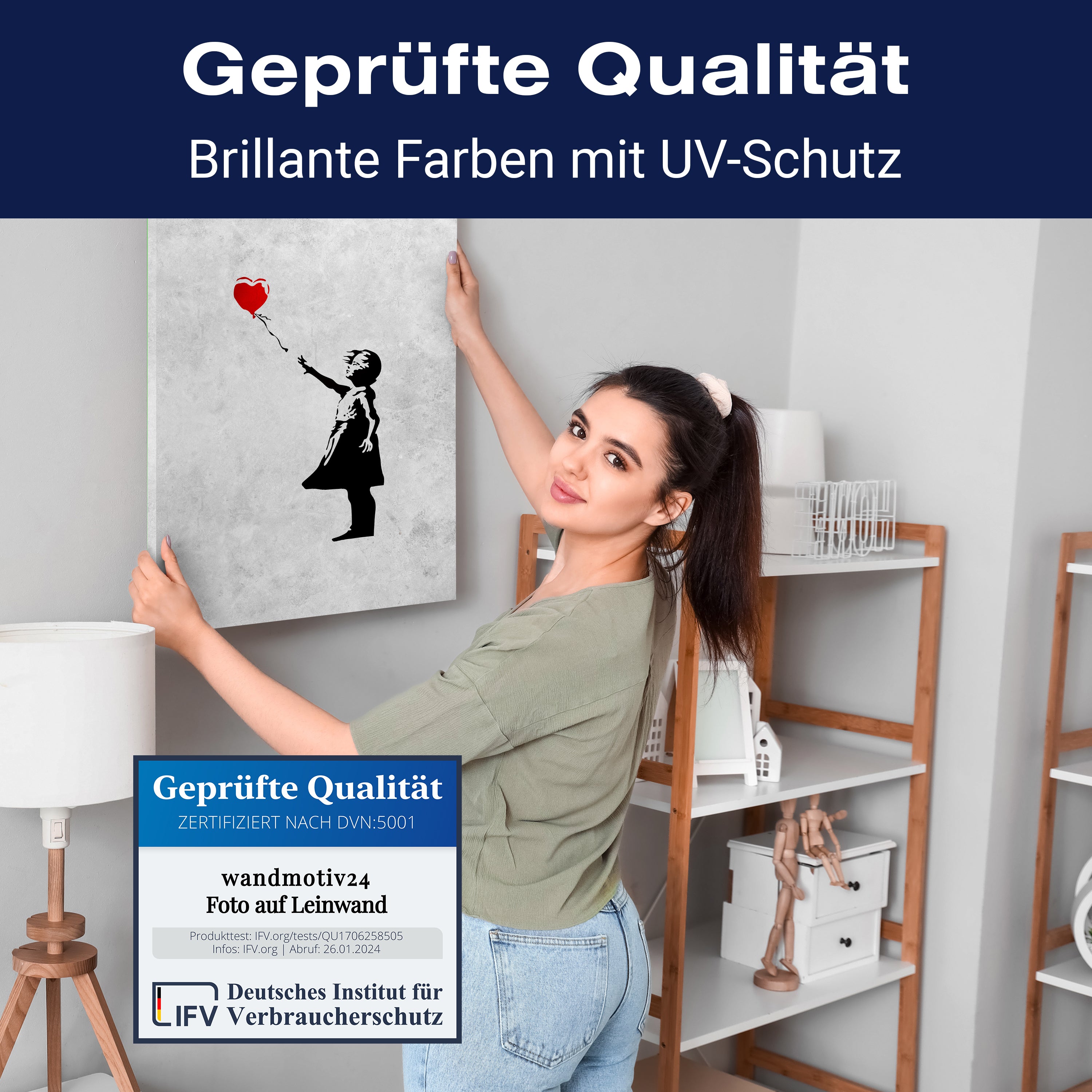 Leinwandbild Banksy Street Art M0832 kaufen - Bild 4 Leinwandbild Banksy Street Art M0832 kaufen - Bild 4