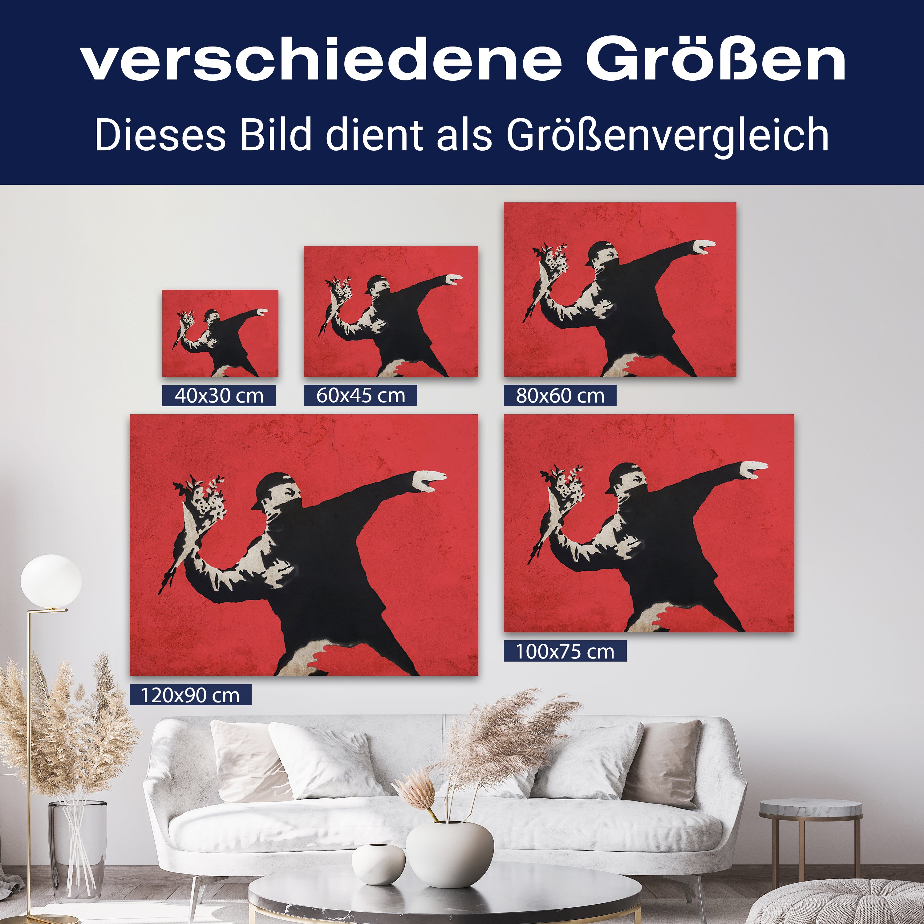 Leinwandbild Banksy Street Art M0836 kaufen - Bild 8 Leinwandbild Banksy Street Art M0836 kaufen - Bild 8