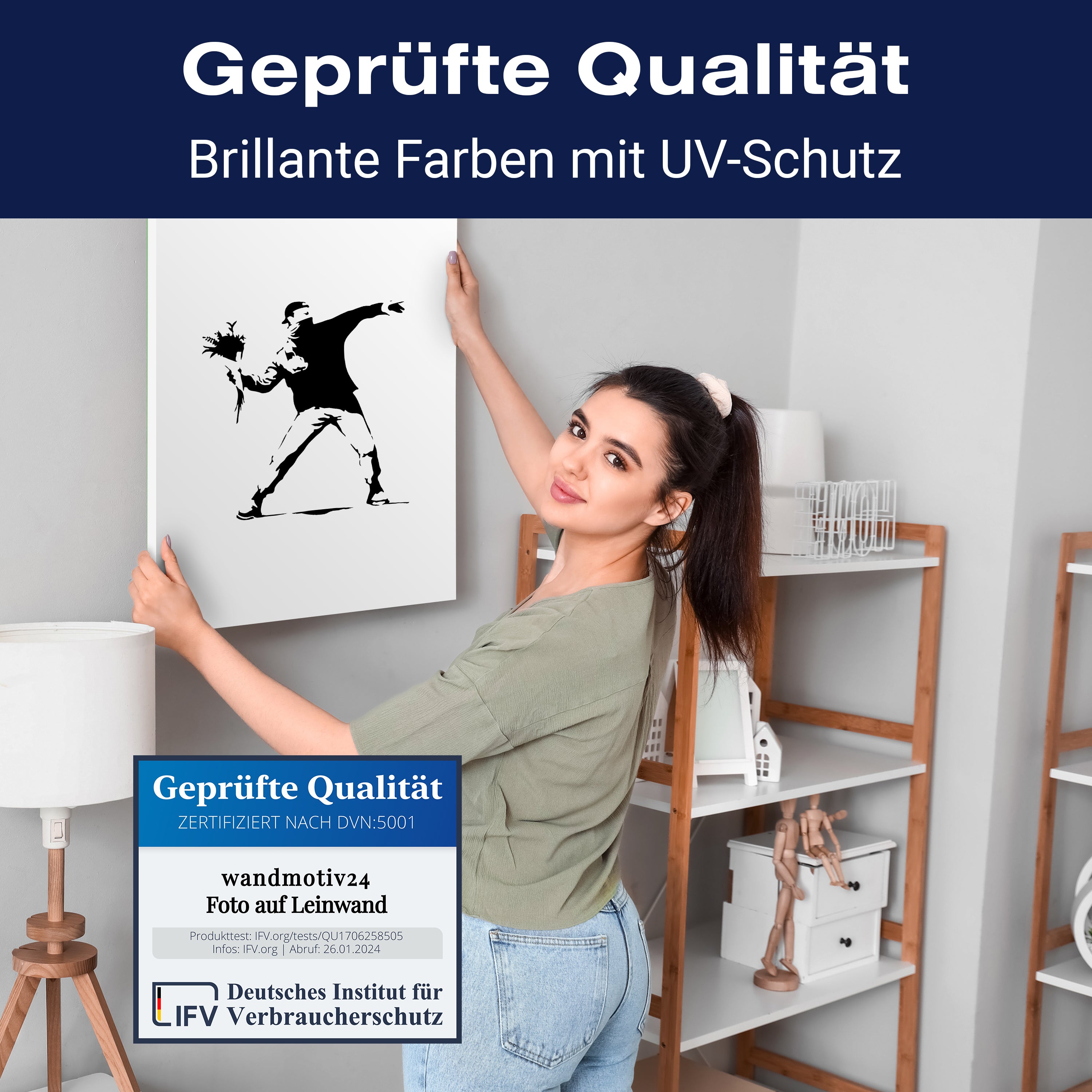 Leinwandbild Banksy Street Art M0837 kaufen - Bild 4 Leinwandbild Banksy Street Art M0837 kaufen - Bild 4