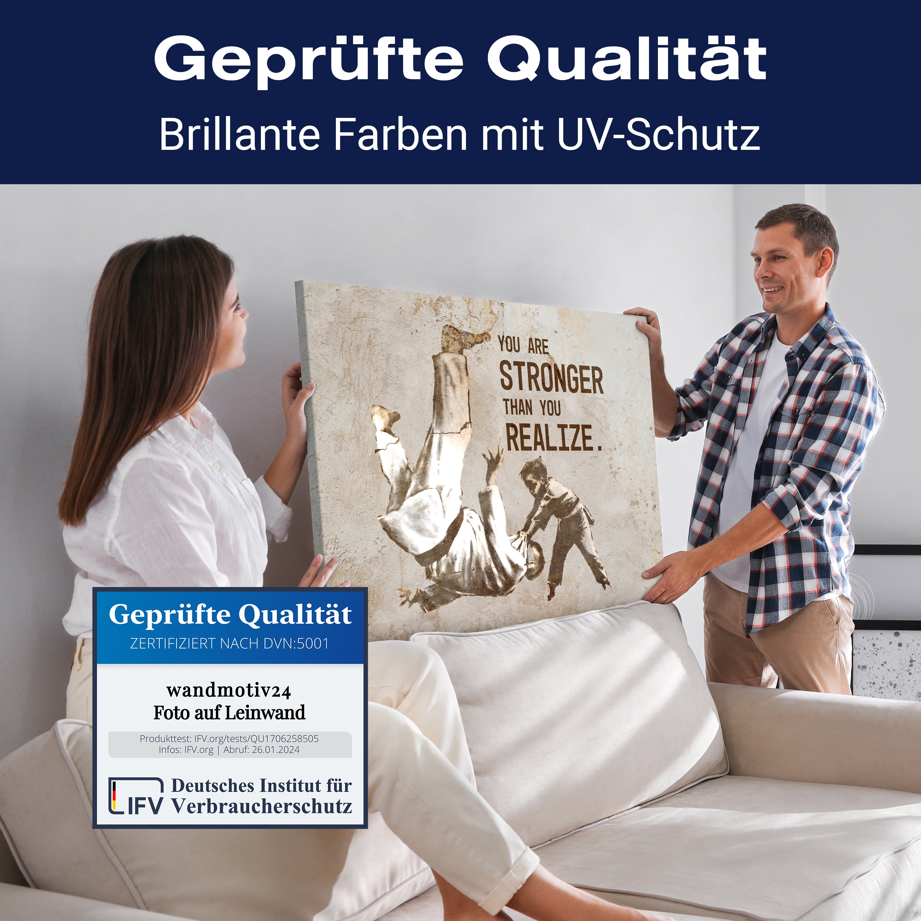 Leinwandbild Banksy Street Art M0838 kaufen - Bild 4 Leinwandbild Banksy Street Art M0838 kaufen - Bild 4