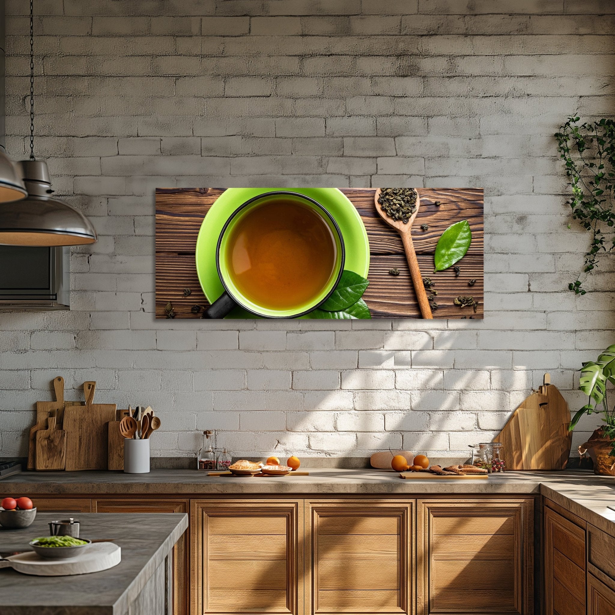 Leinwandbild Draufsicht auf eine Teetasse M0841 kaufen - Bild 2 Leinwandbild Draufsicht auf eine Teetasse M0841 kaufen - Bild 2