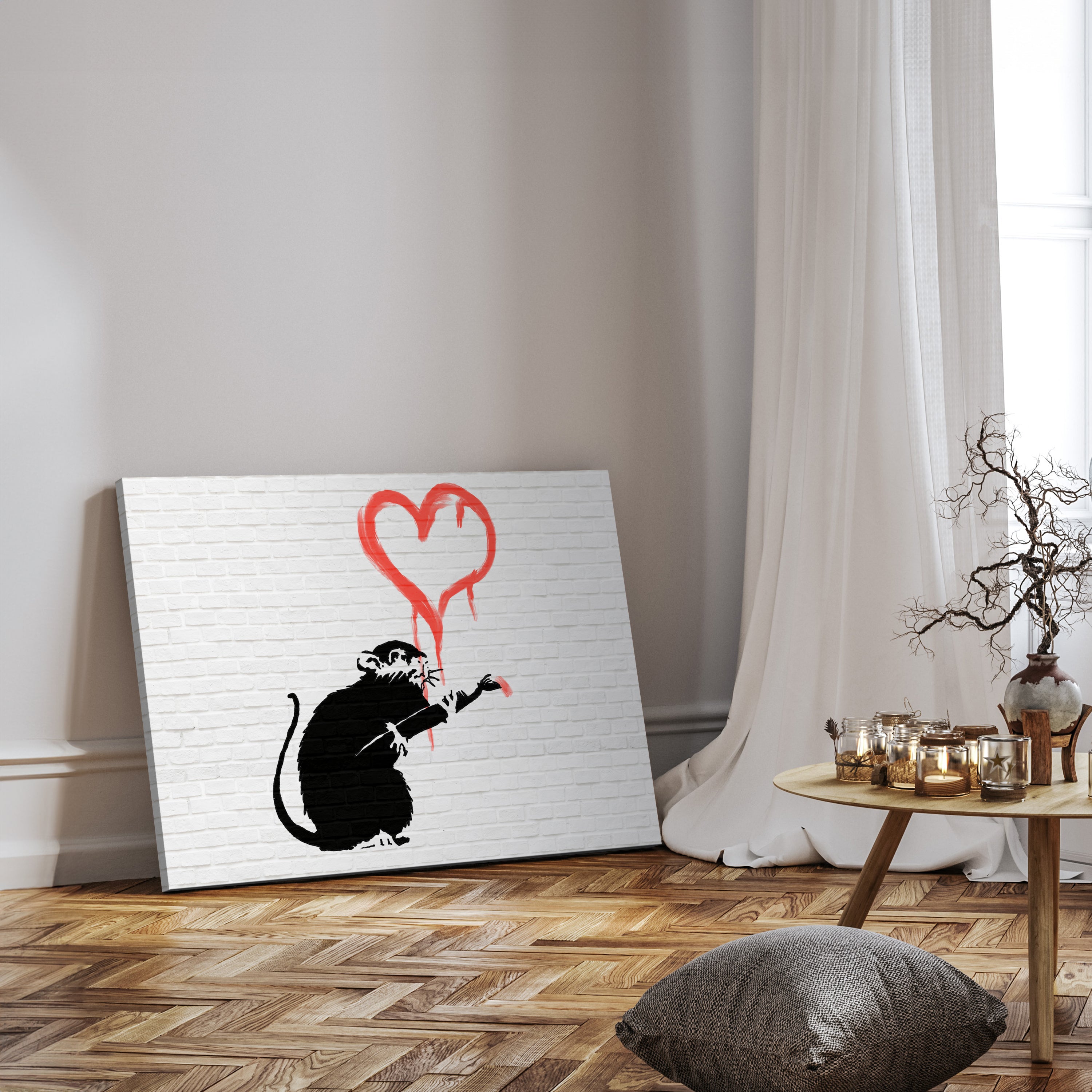 Leinwandbild Banksy Street Art M0843 kaufen - Bild 3 Leinwandbild Banksy Street Art M0843 kaufen - Bild 3