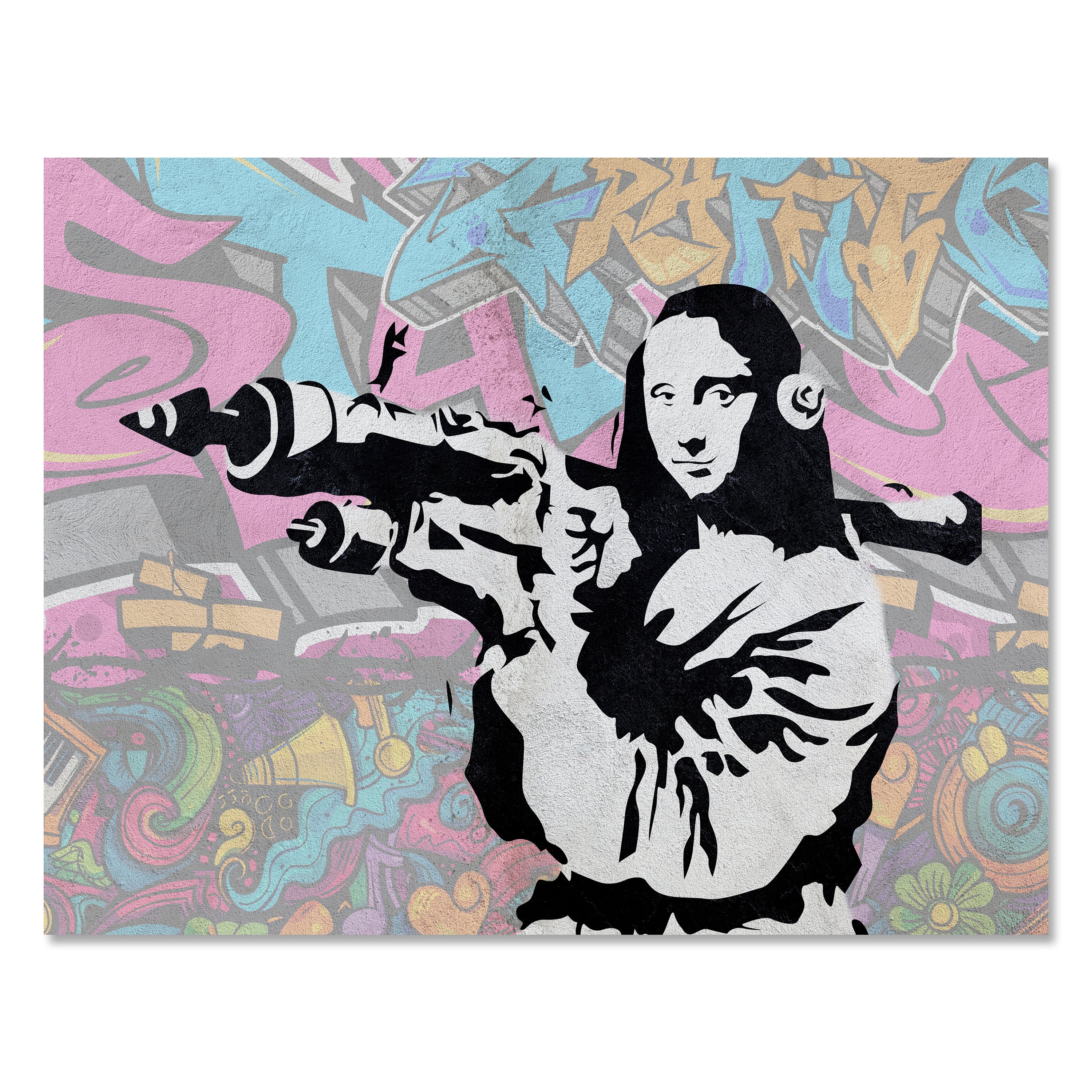 Leinwandbild Banksy Street Art M0845 kaufen - Bild 1 Leinwandbild Banksy Street Art M0845 kaufen - Bild 1