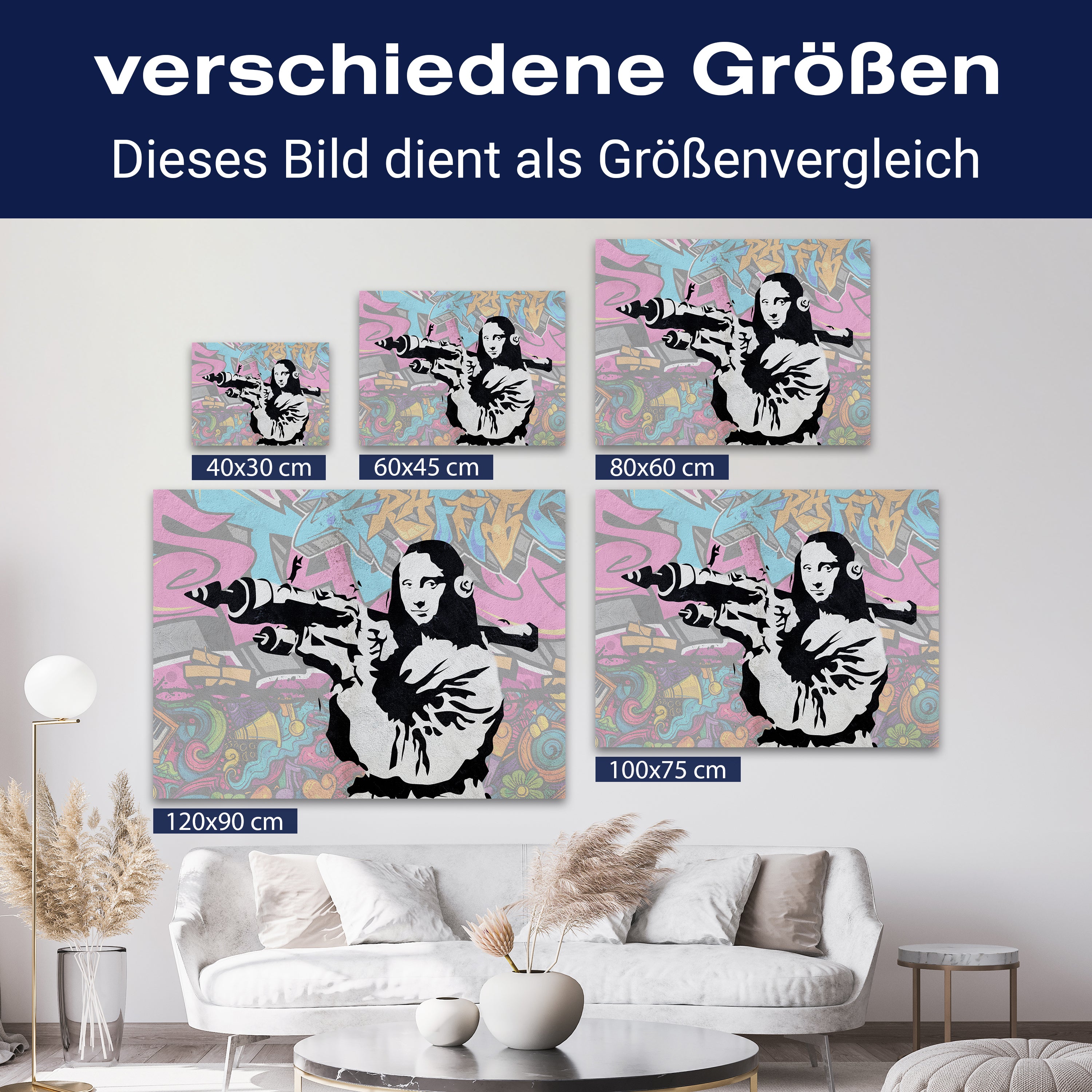 Leinwandbild Banksy Street Art M0845 kaufen - Bild 8 Leinwandbild Banksy Street Art M0845 kaufen - Bild 8
