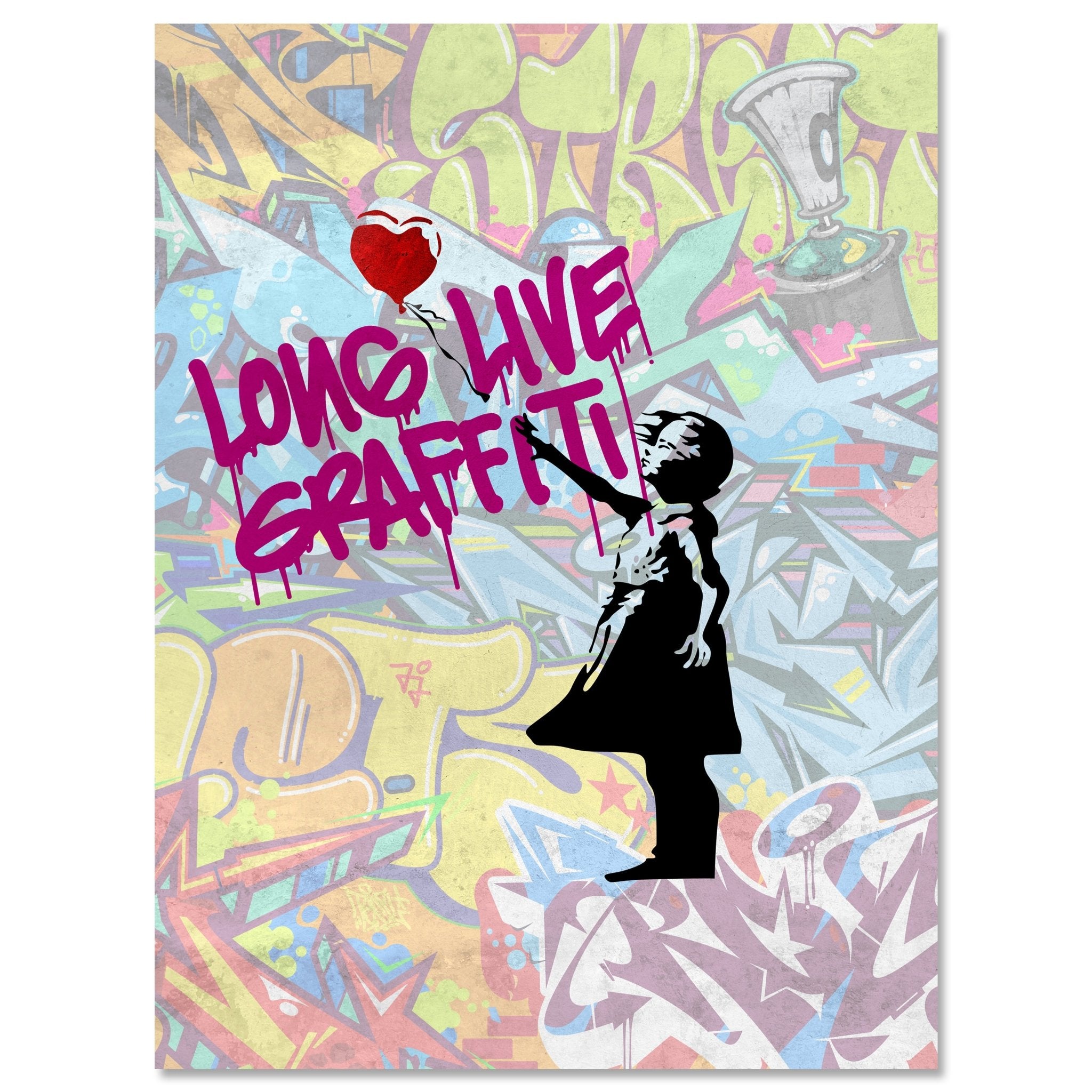 Leinwandbild Banksy Street Art M0850 kaufen - Bild 1 Leinwandbild Banksy Street Art M0850 kaufen - Bild 1