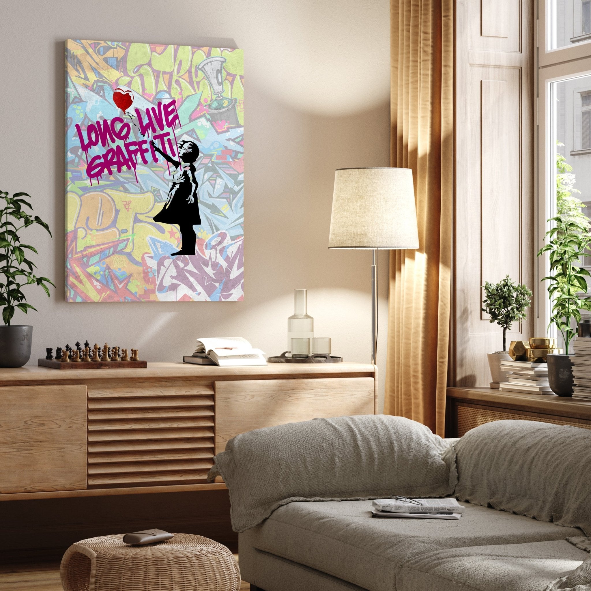 Leinwandbild Banksy Street Art M0850 kaufen - Bild 2 Leinwandbild Banksy Street Art M0850 kaufen - Bild 2